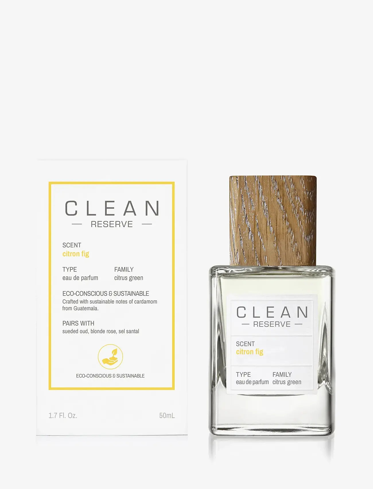 CLEAN - RESERVE Citron Fig EdP - till honom  - clear - 2
