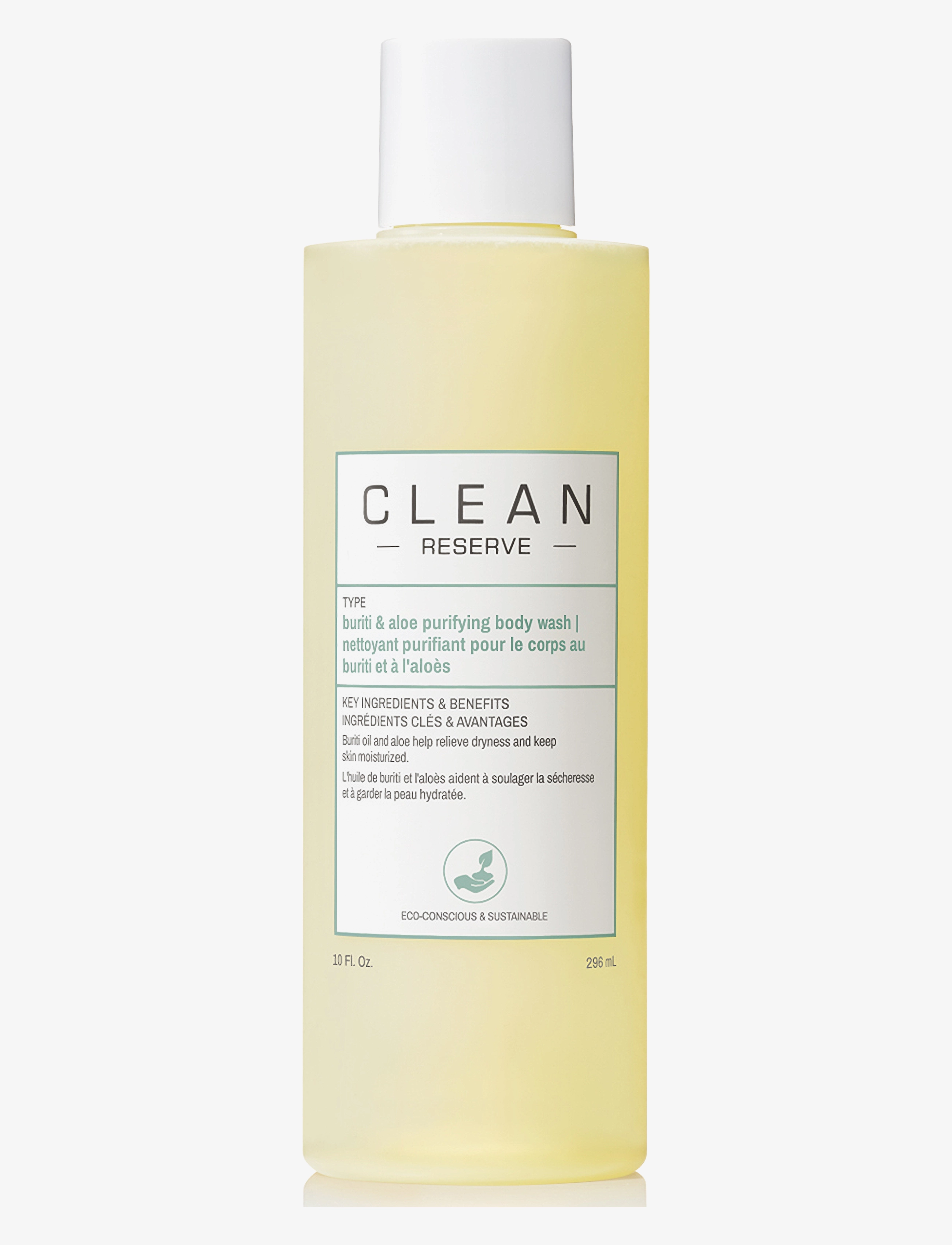 CLEAN Reserve Buriti & Aloe Shower Gel, Badekar og bruser, Nude, Str: 296 ml