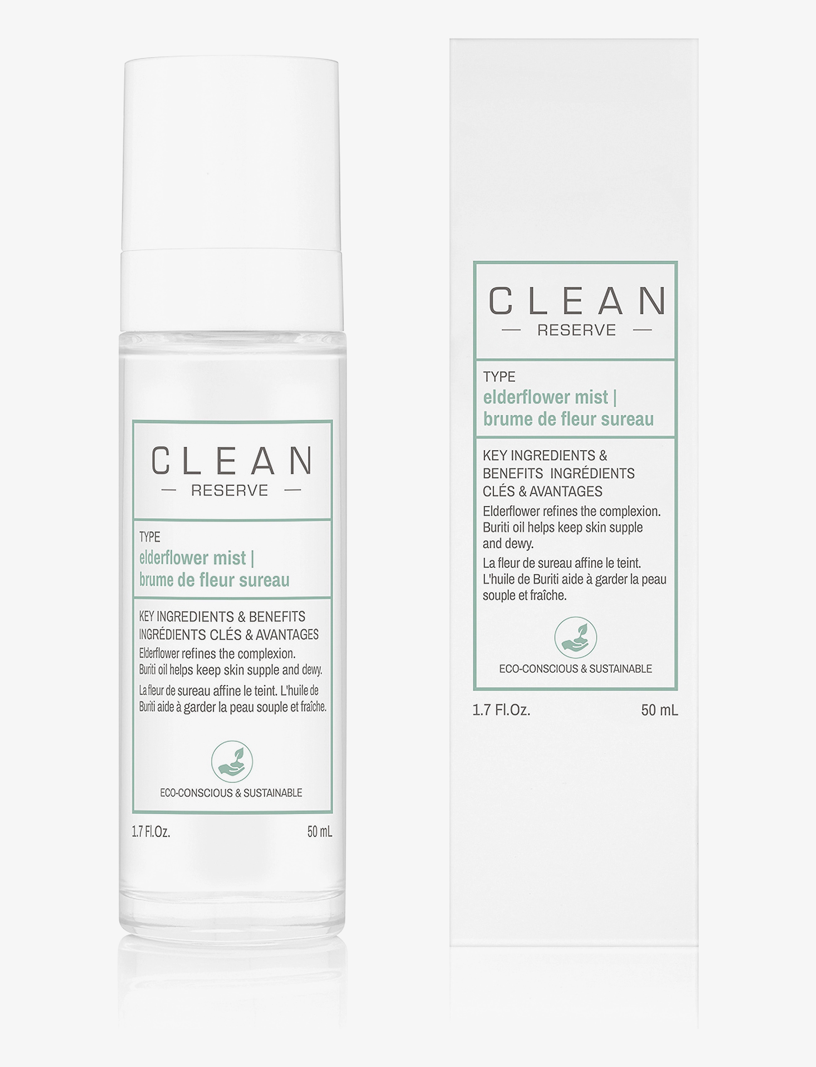 CLEAN RESERVE Elderflower Face Mist - Clean - NO COLOUR / undefined