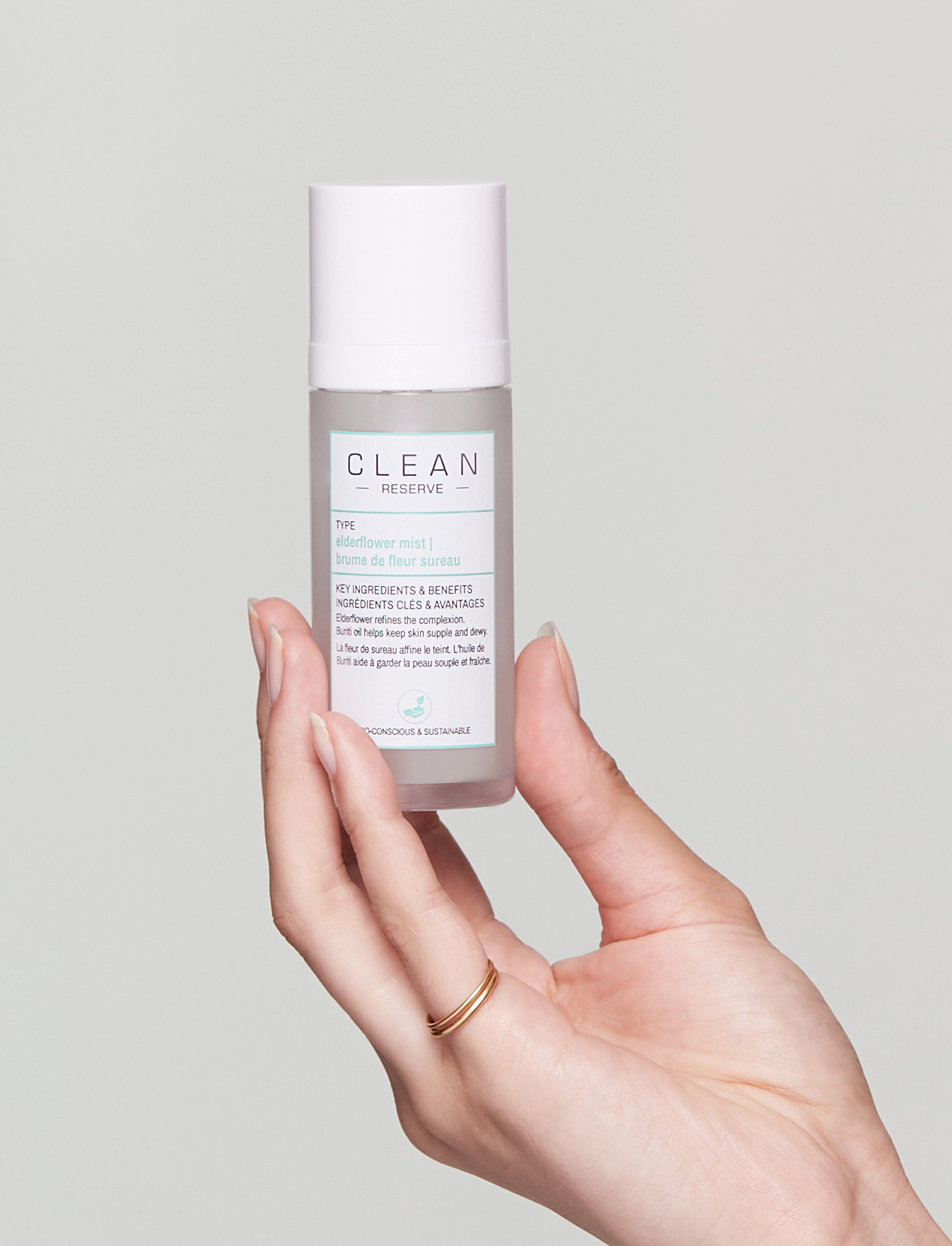 CLEAN Reserve Elderflower Face Mist, 50 ml, Nude, Rensemidler > Tonere, Dame
