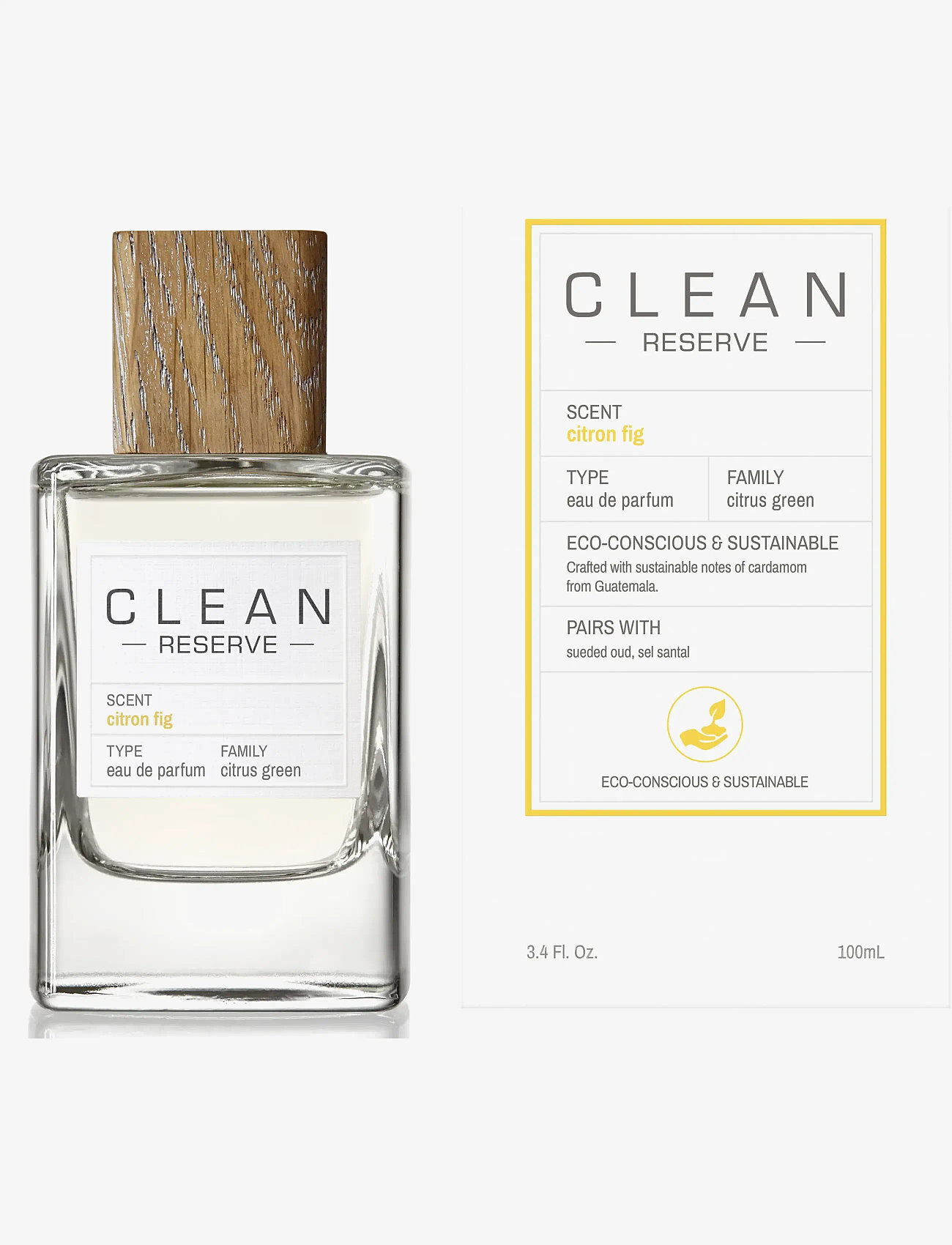 CLEAN - RESERVE Citron Fig EdP - til ham  - clear - 1