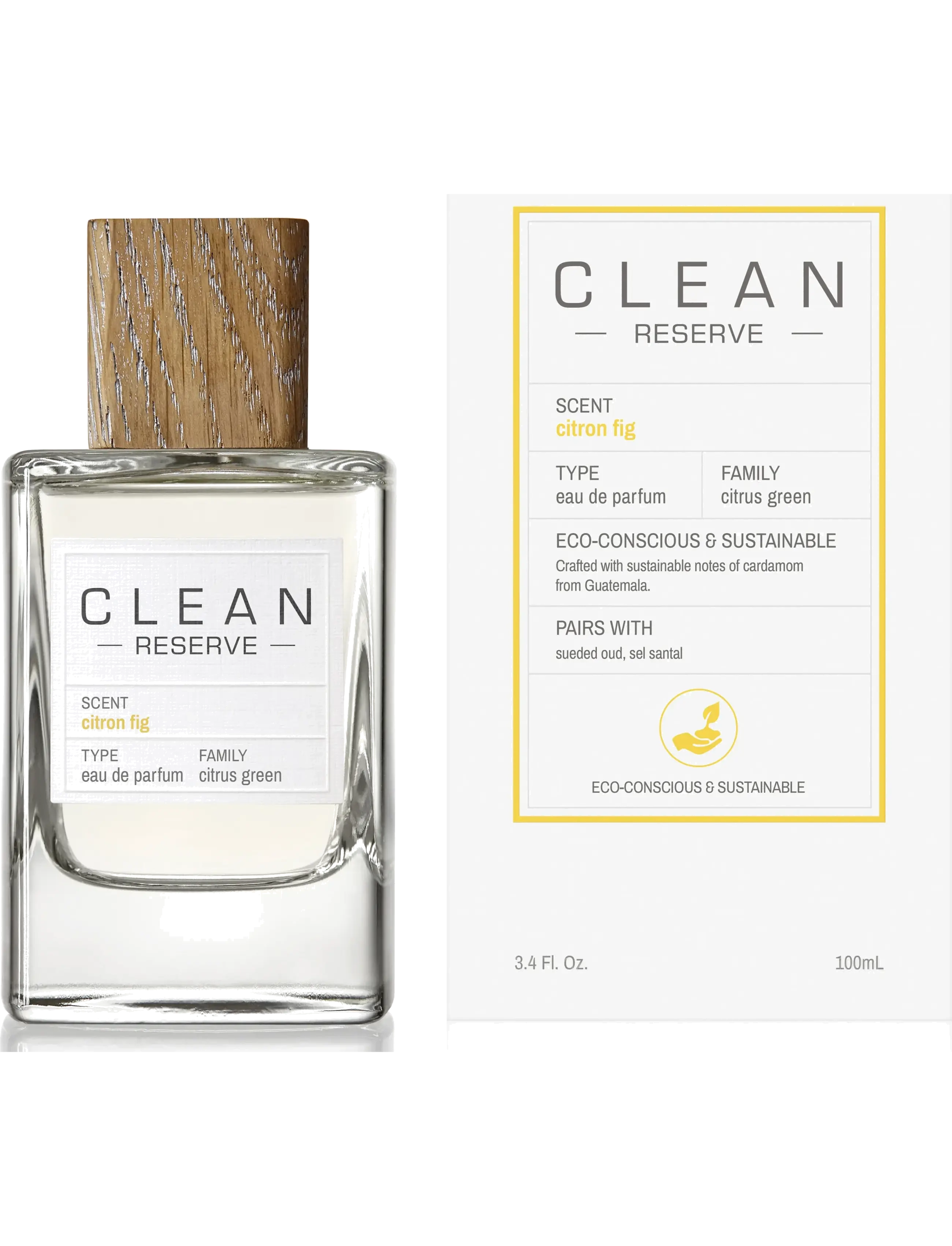 CLEAN - RESERVE Citron Fig EdP - till honom  - clear - 1