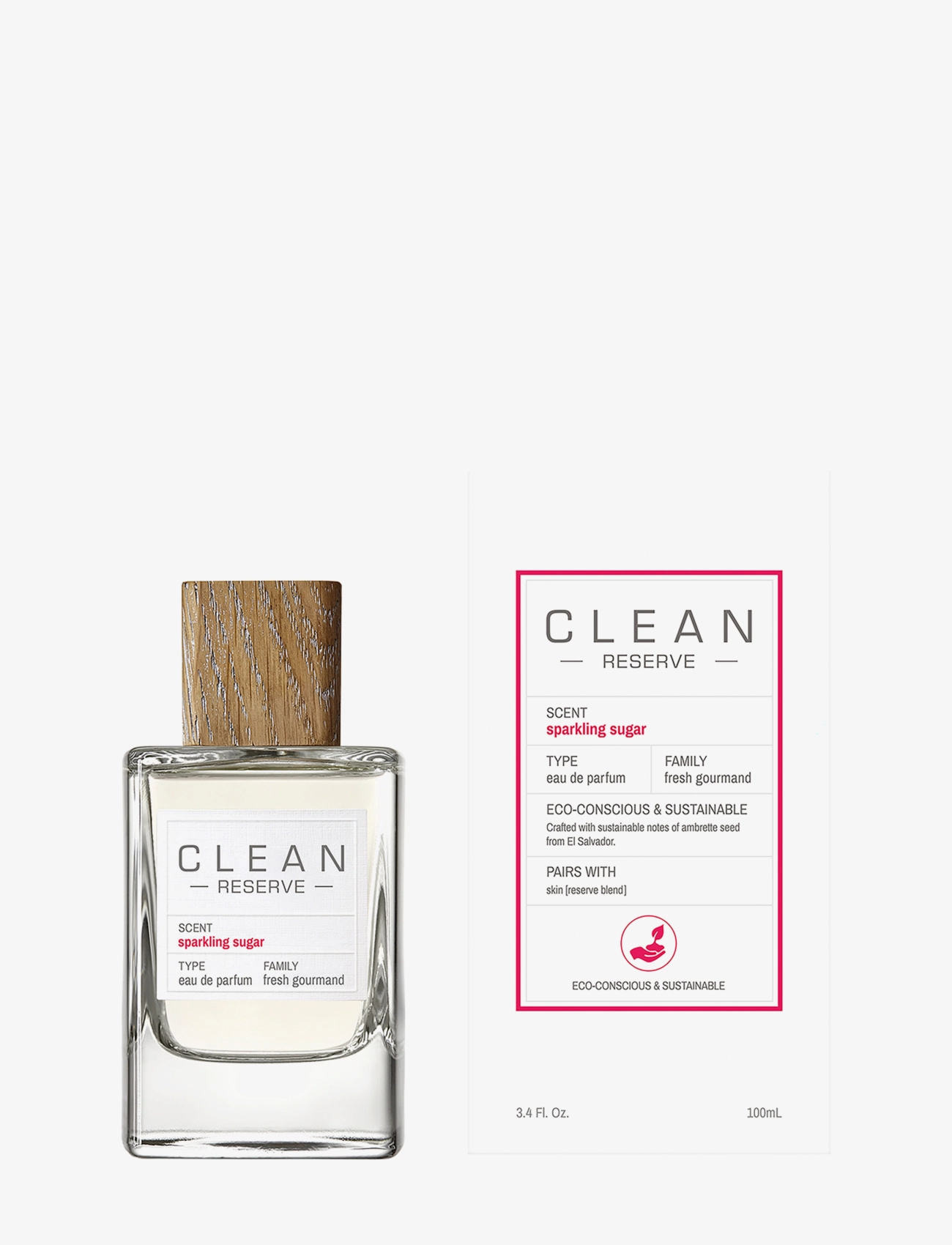 CLEAN - RESERVE Sparkling Sugar EdP - til ham  - clear - 2