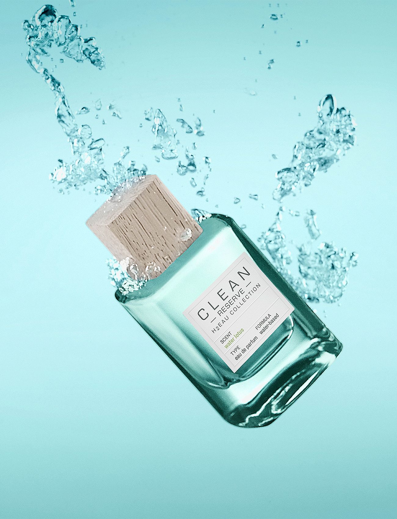 CLEAN - RESERVE H2EAU Water Lotus EdP - til ham  - clear - 4