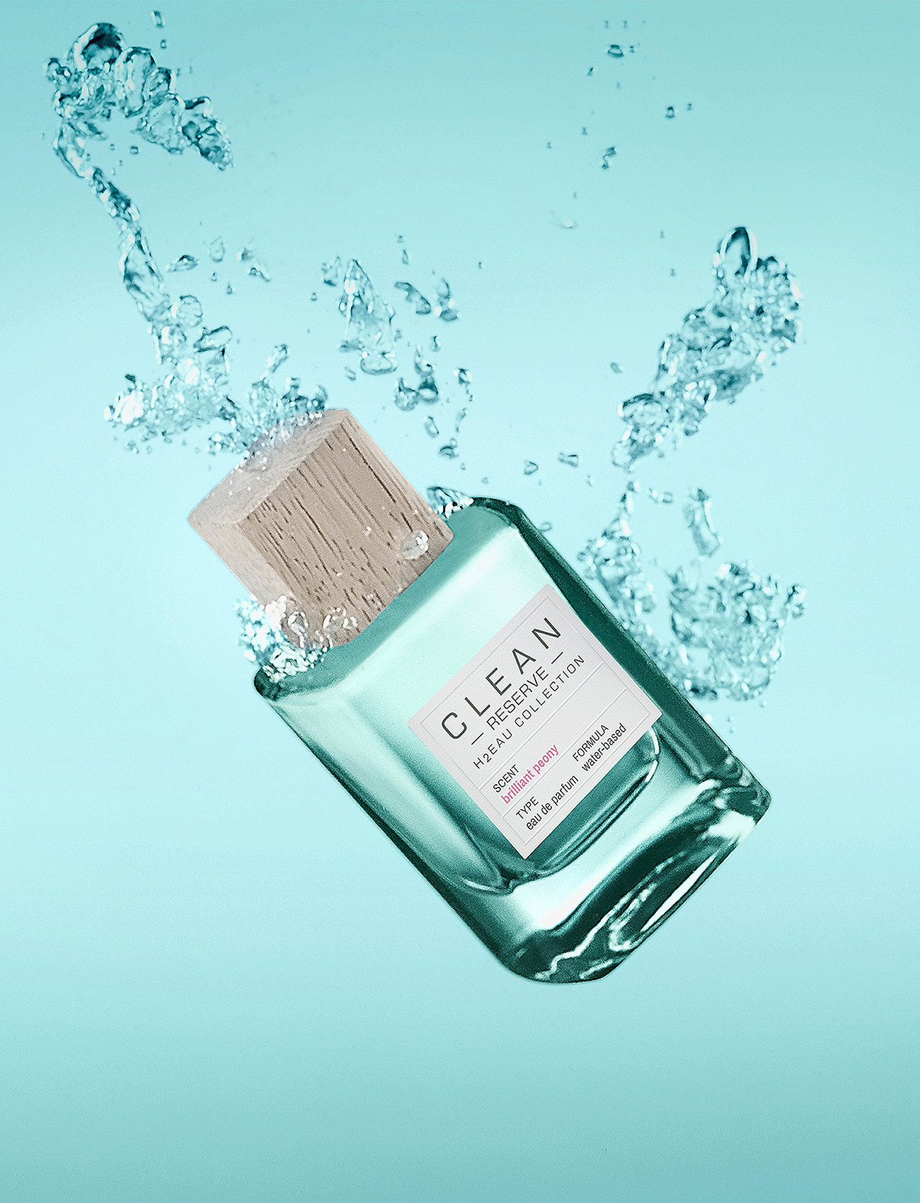 CLEAN - RESERVE H2EAU Brilliant Peony EdP - till honom  - clear - 4