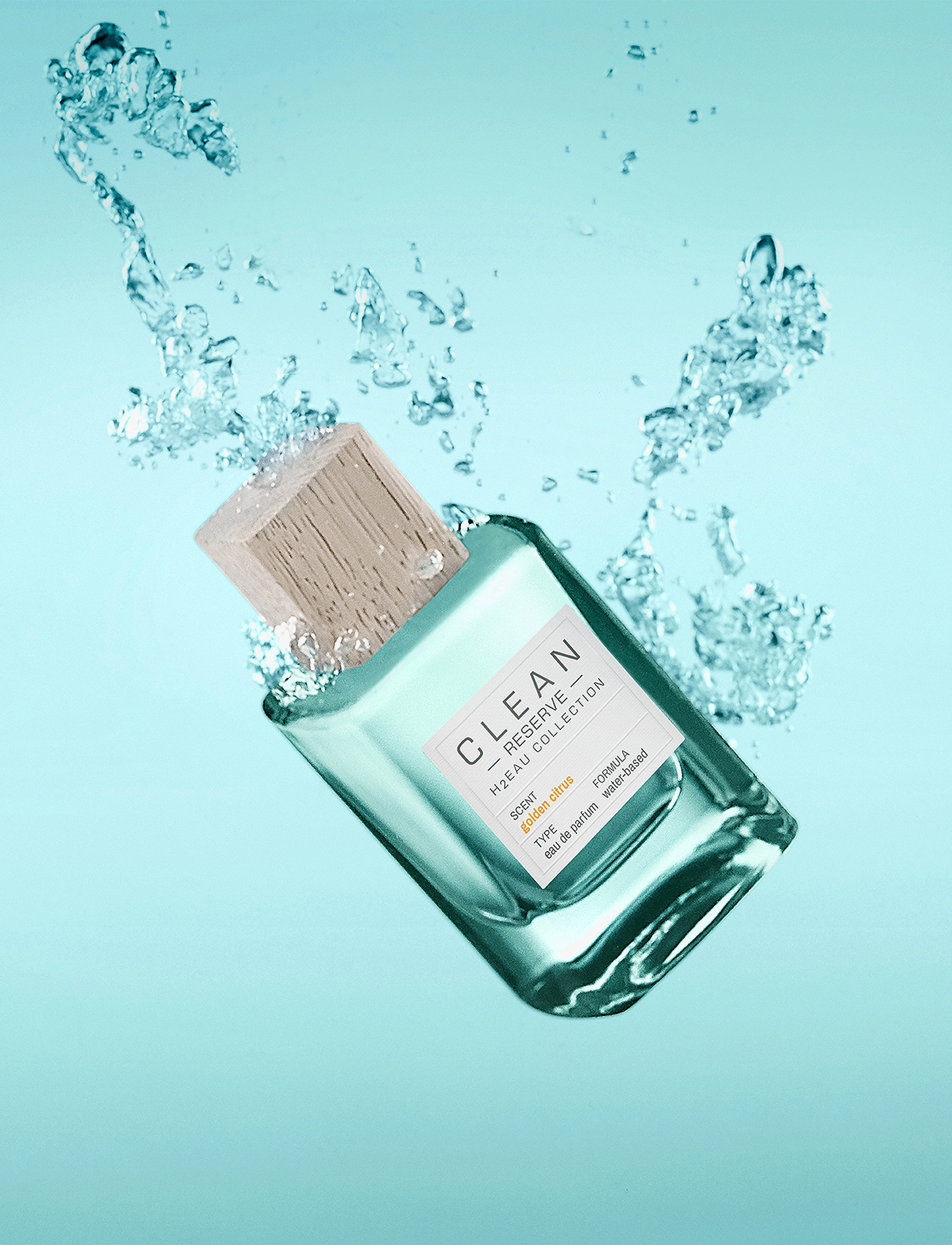 CLEAN - RESERVE H2EAU Golden Citrus EdP - til ham  - clear - 4