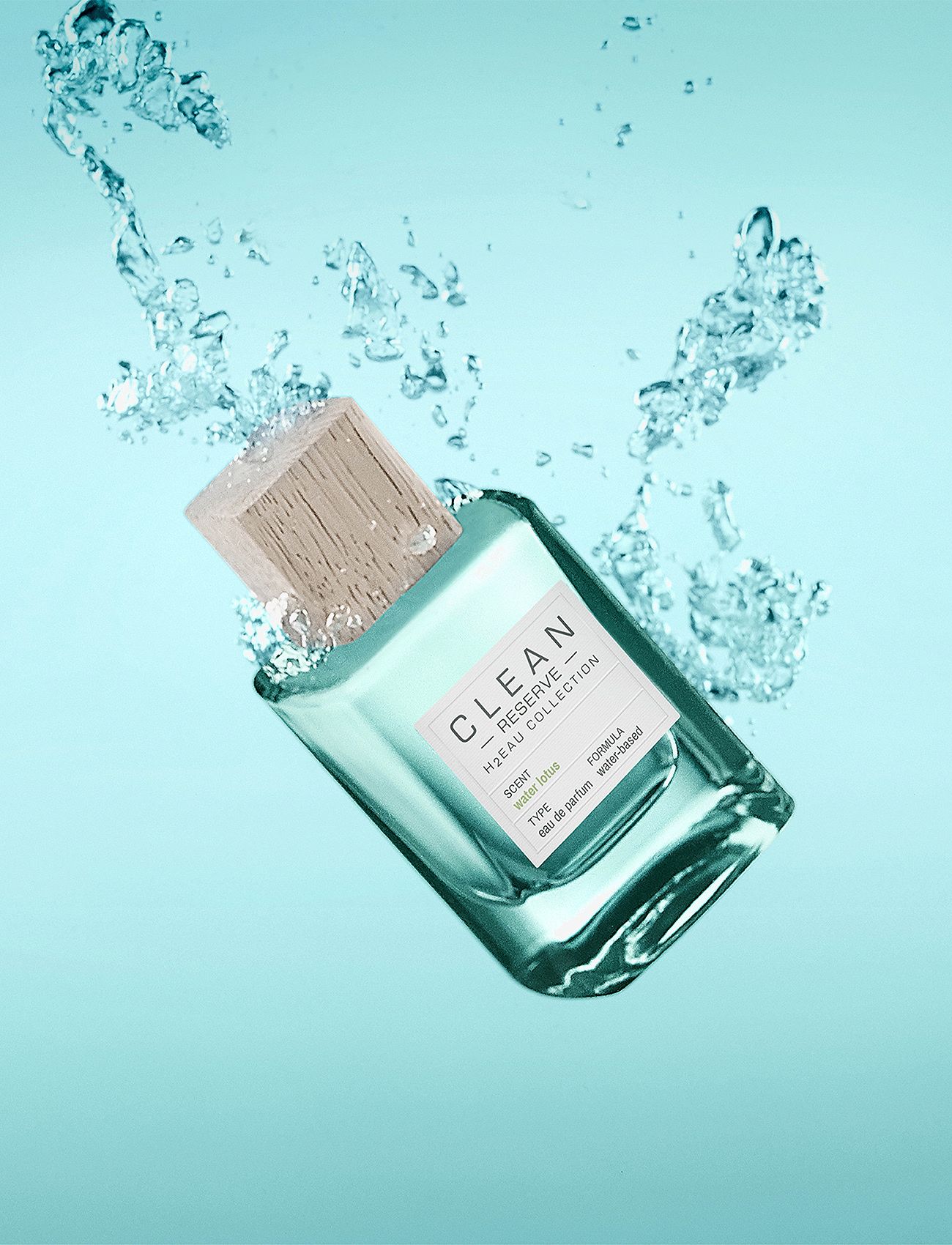 CLEAN - RESERVE H2EAU Water Lotus EdP - til ham  - clear - 4