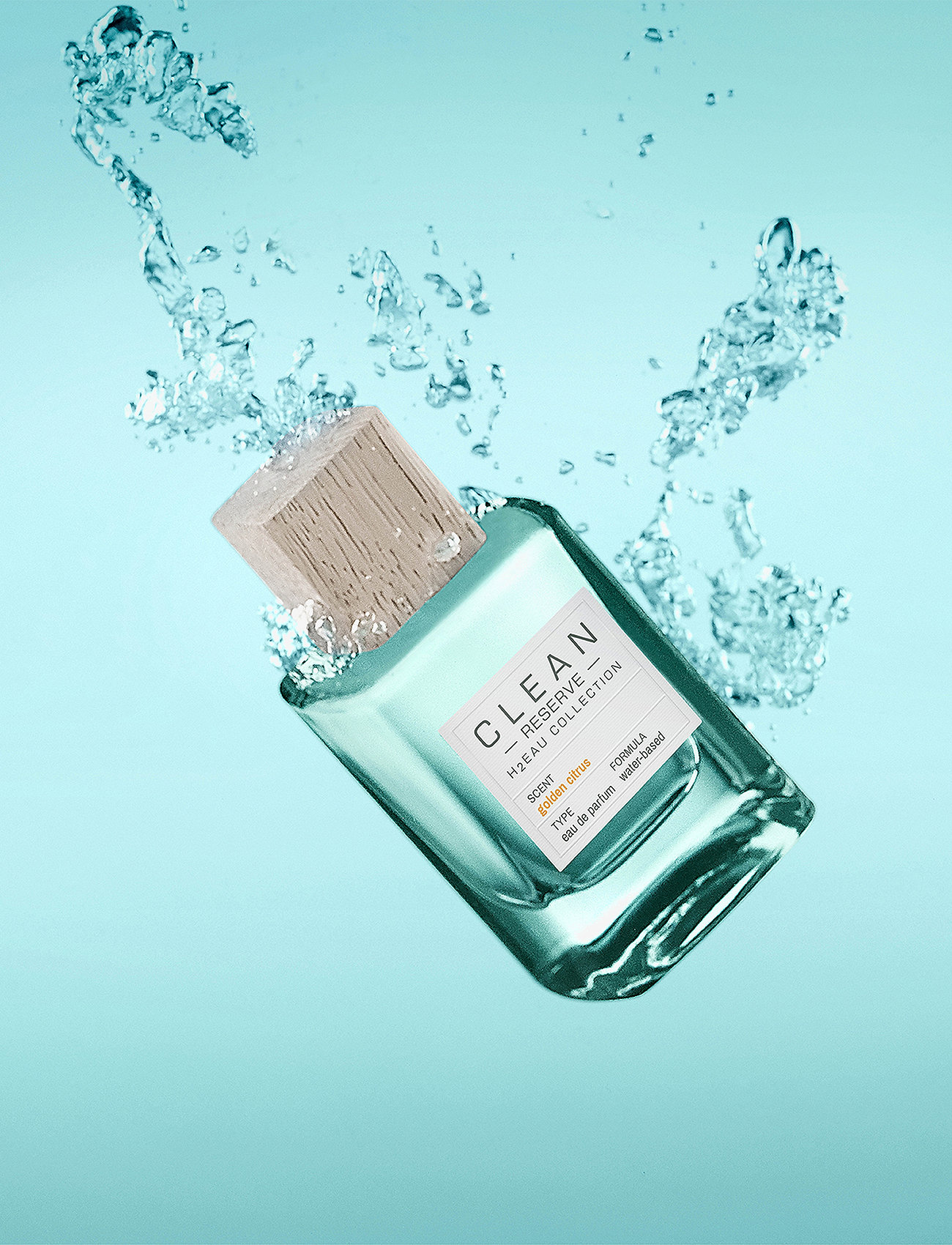 CLEAN - RESERVE H2EAU Golden Citrus EdP - til ham  - clear - 4