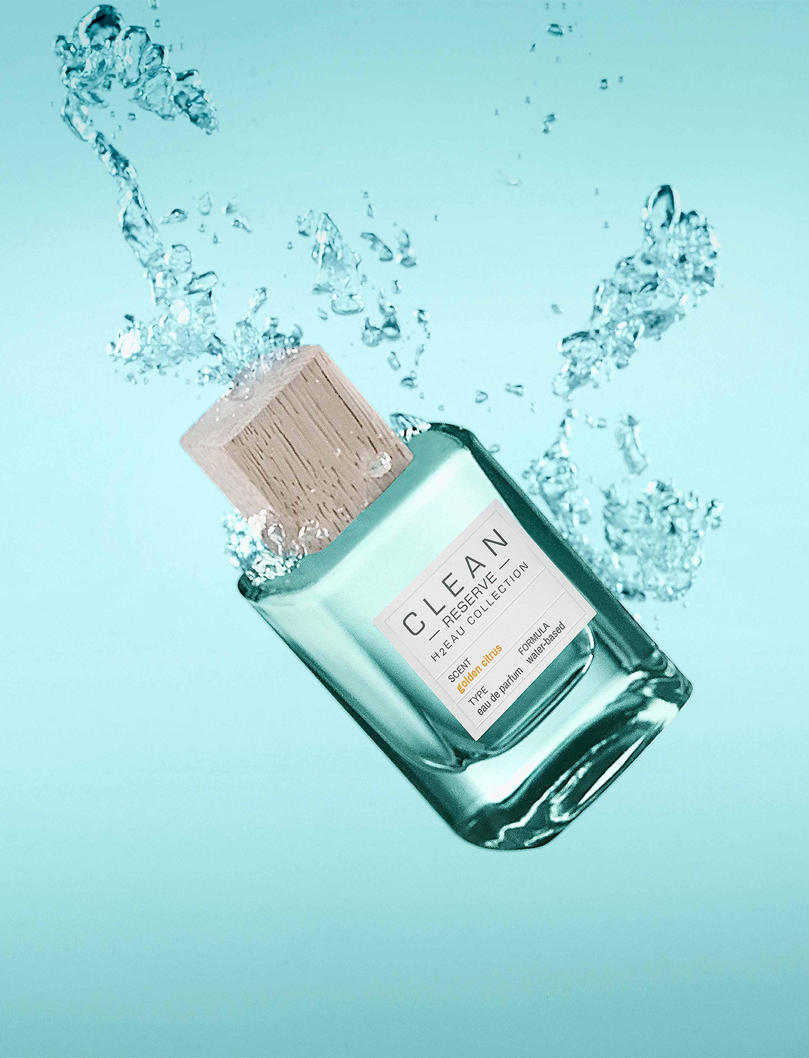 CLEAN - RESERVE H2EAU Golden Citrus EdP - til ham  - clear - 4
