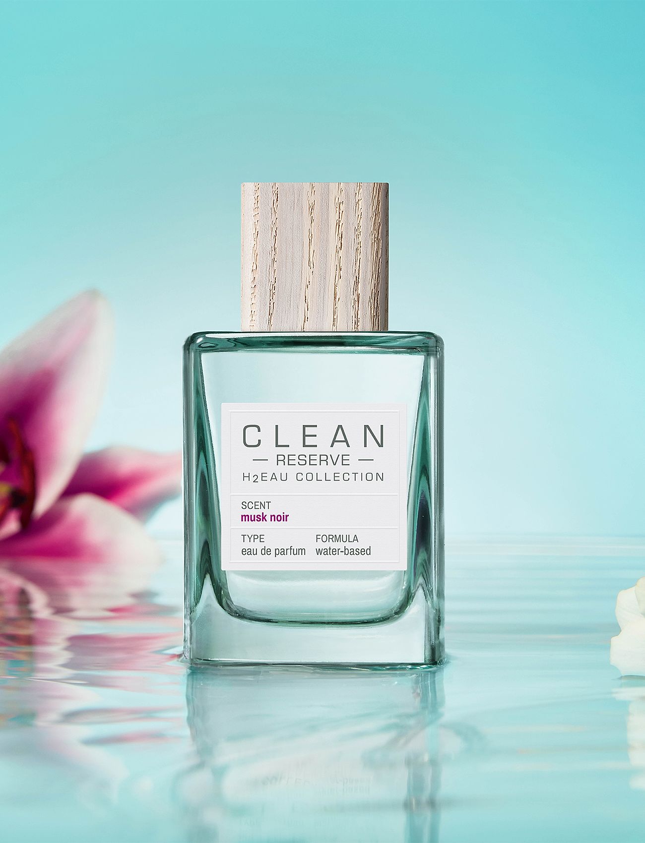 CLEAN - RESERVE H2EAU Musk Noir EdP - til ham  - clear - 2