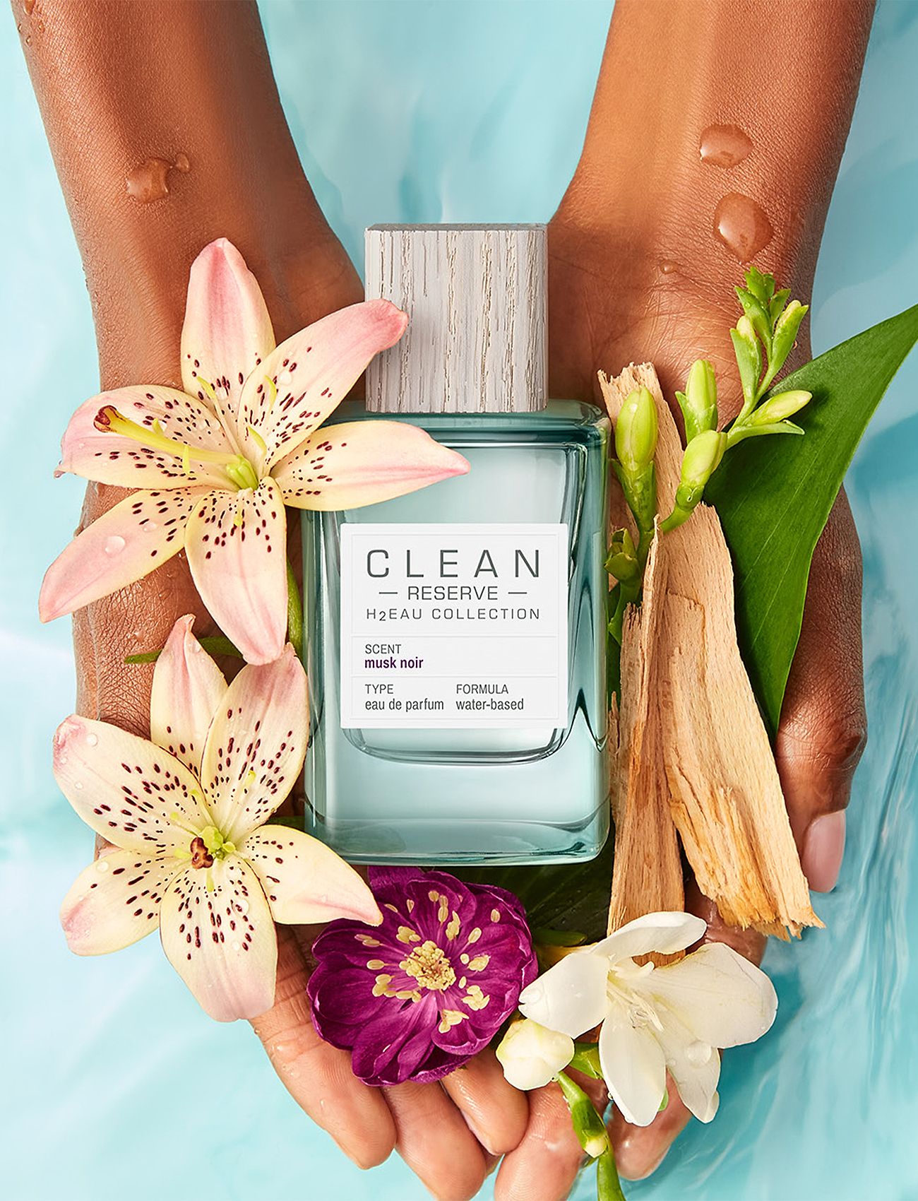 CLEAN - RESERVE H2EAU Musk Noir EdP - til ham  - clear - 3