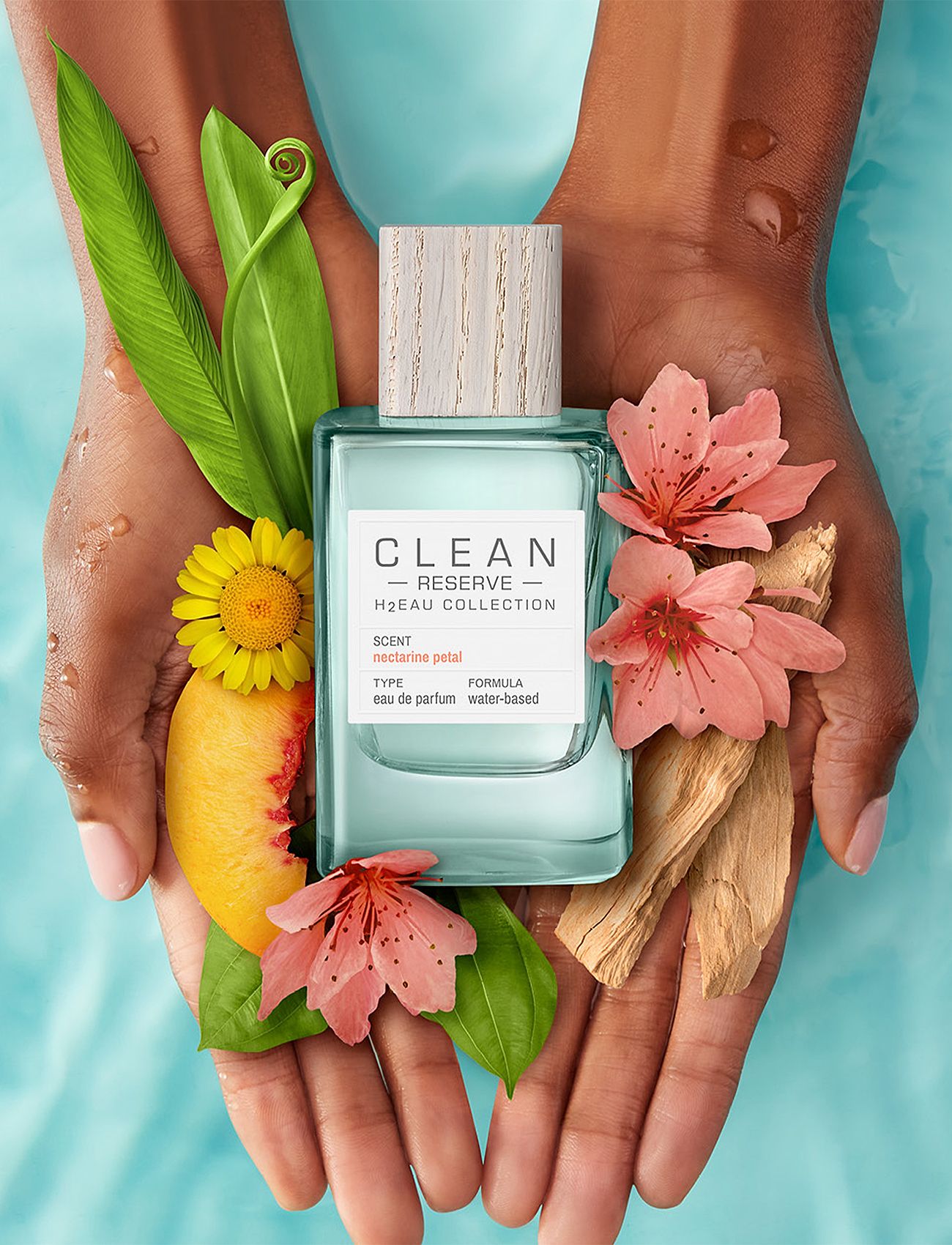 CLEAN - RESERVE H2EAU Nectarine Petal EdP - til ham  - clear - 3