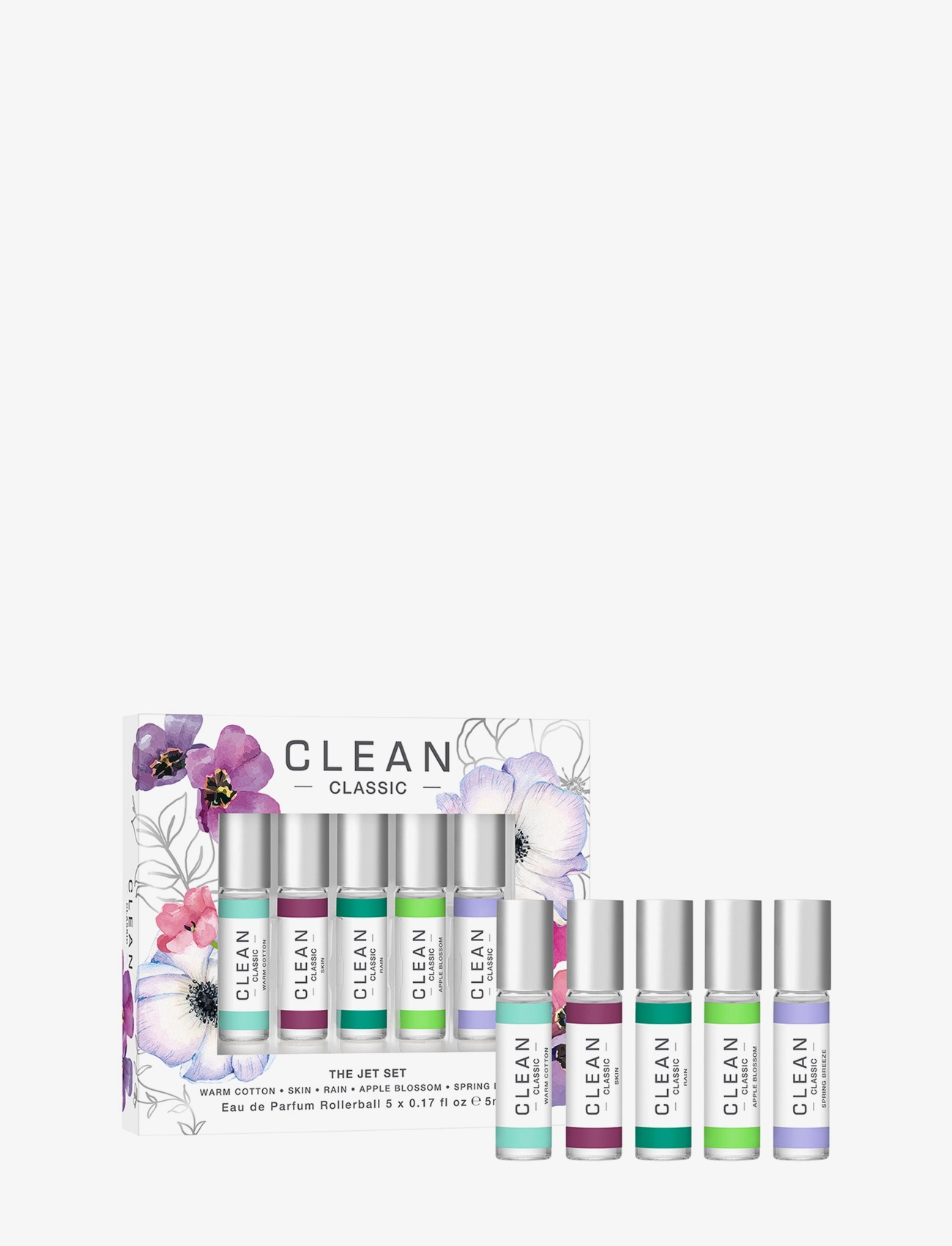 CLEAN Gift Set Classic Layering Rollerball Edp, Parfume Sæt, Nude, Str: ONE SIZE