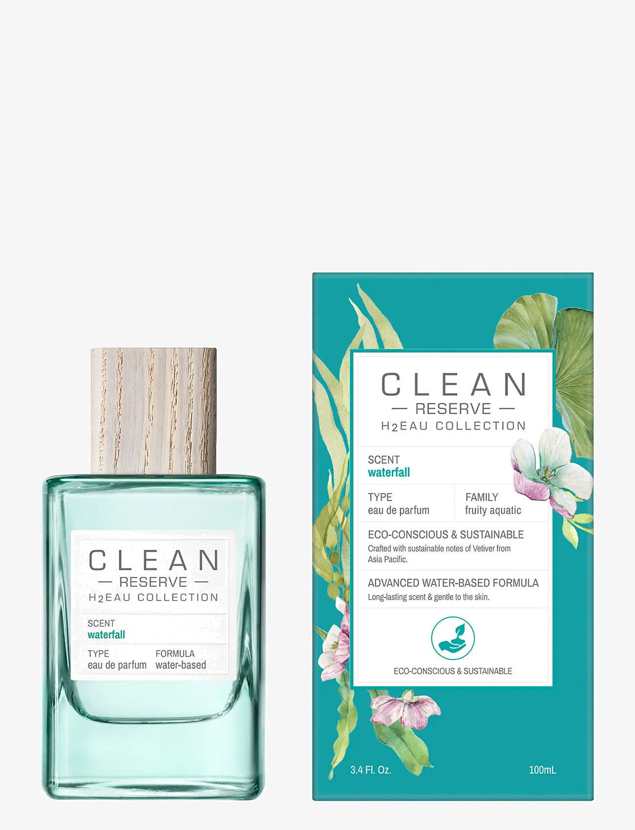 CLEAN - RESERVE H2EAU Waterfall EdP - till honom  - clear - 1