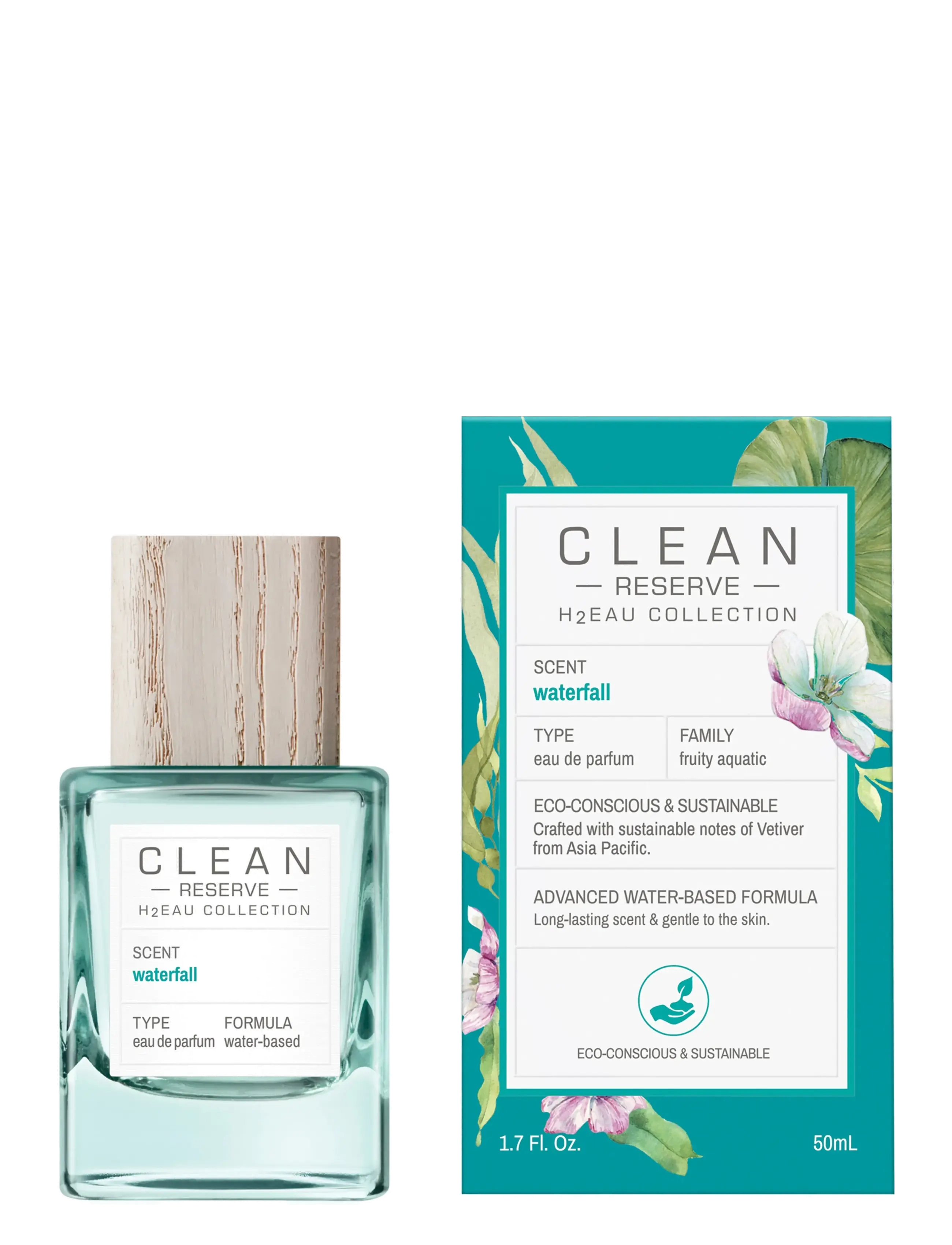 CLEAN - RESERVE H2EAU Waterfall EdP - till honom  - clear - 2