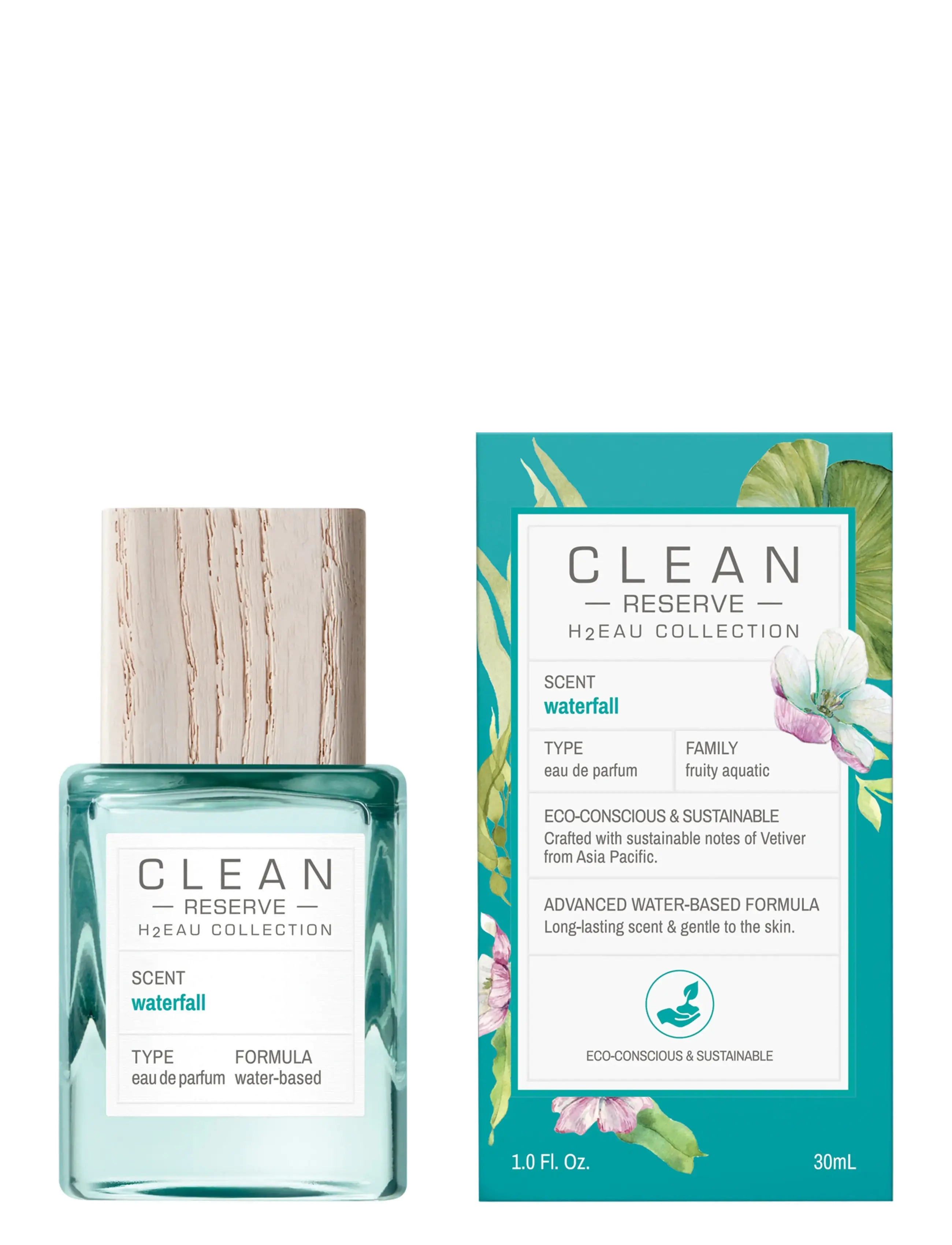 CLEAN - RESERVE H2EAU Waterfall EdP - miehille  - clear - 1