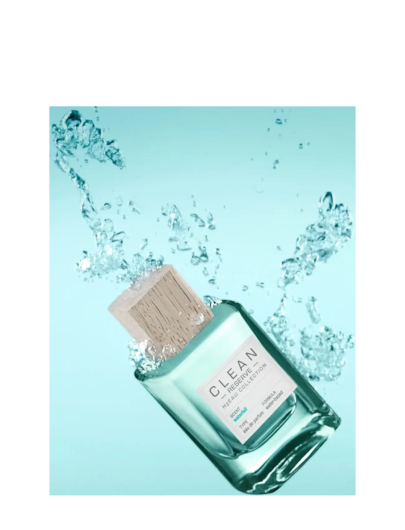 CLEAN - RESERVE H2EAU Waterfall EdP - miehille  - clear - 3