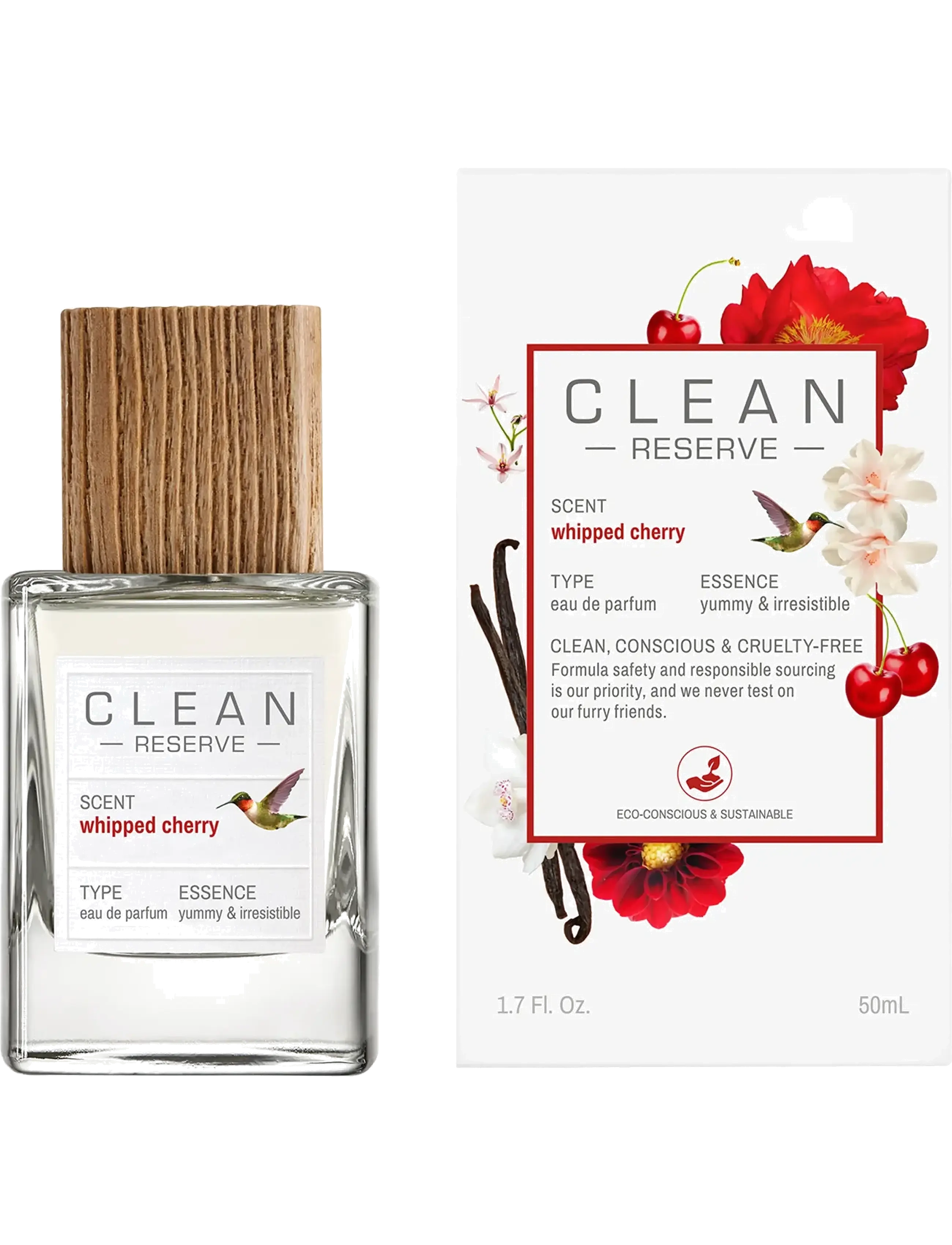 CLEAN - RESERVE Whipped Cherry EdP - til ham  - clear - 1