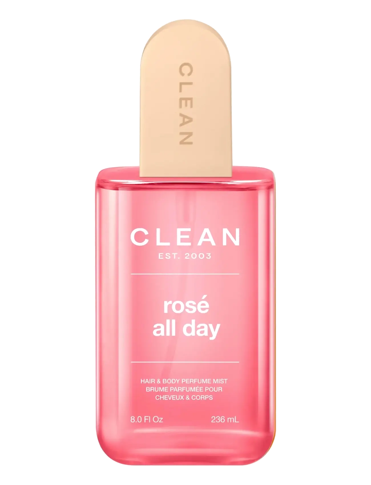 CLEAN Rosé All Day Hair & Body Perfume Mist - Vis alt - CLEAR / undefined