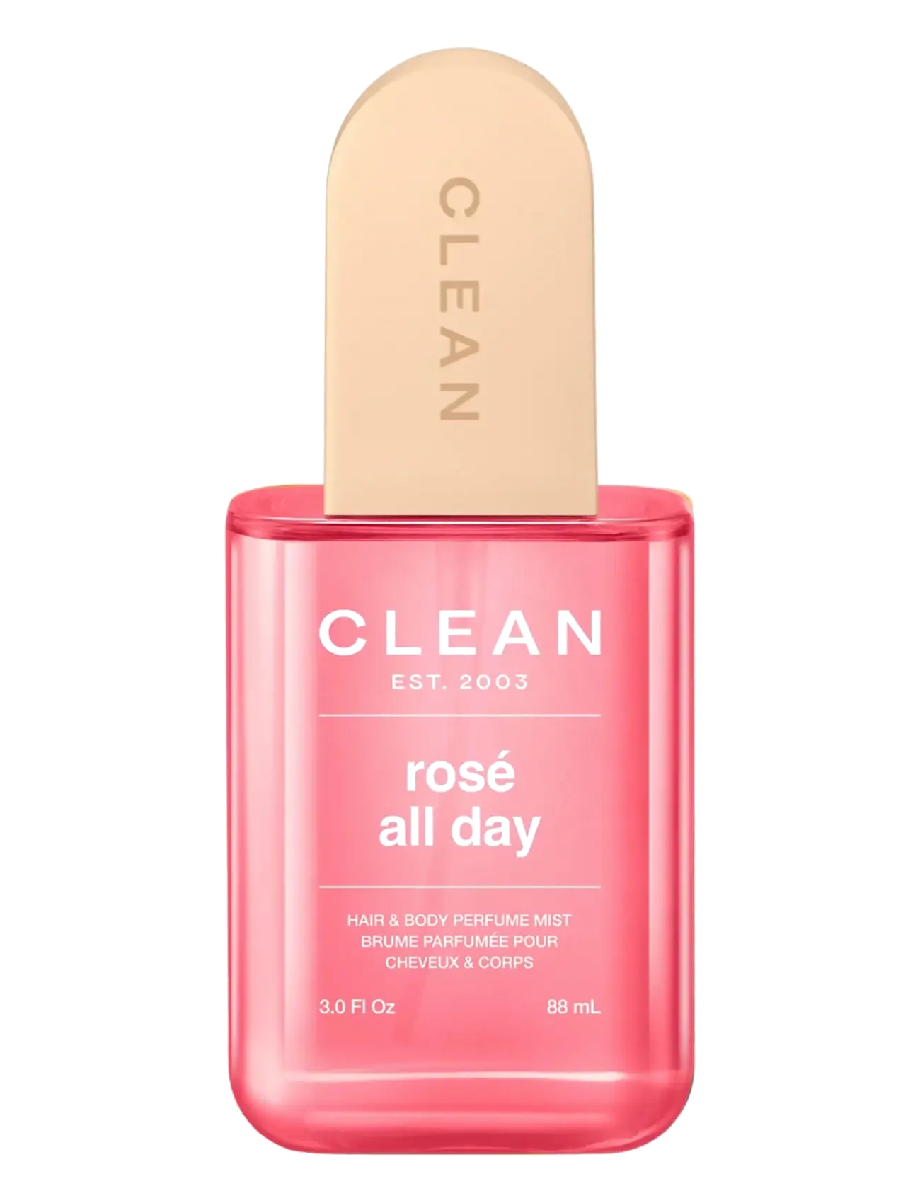 CLEAN Rosé All Day Hair & Body Perfume Mist - Clean - CLEAR / undefined
