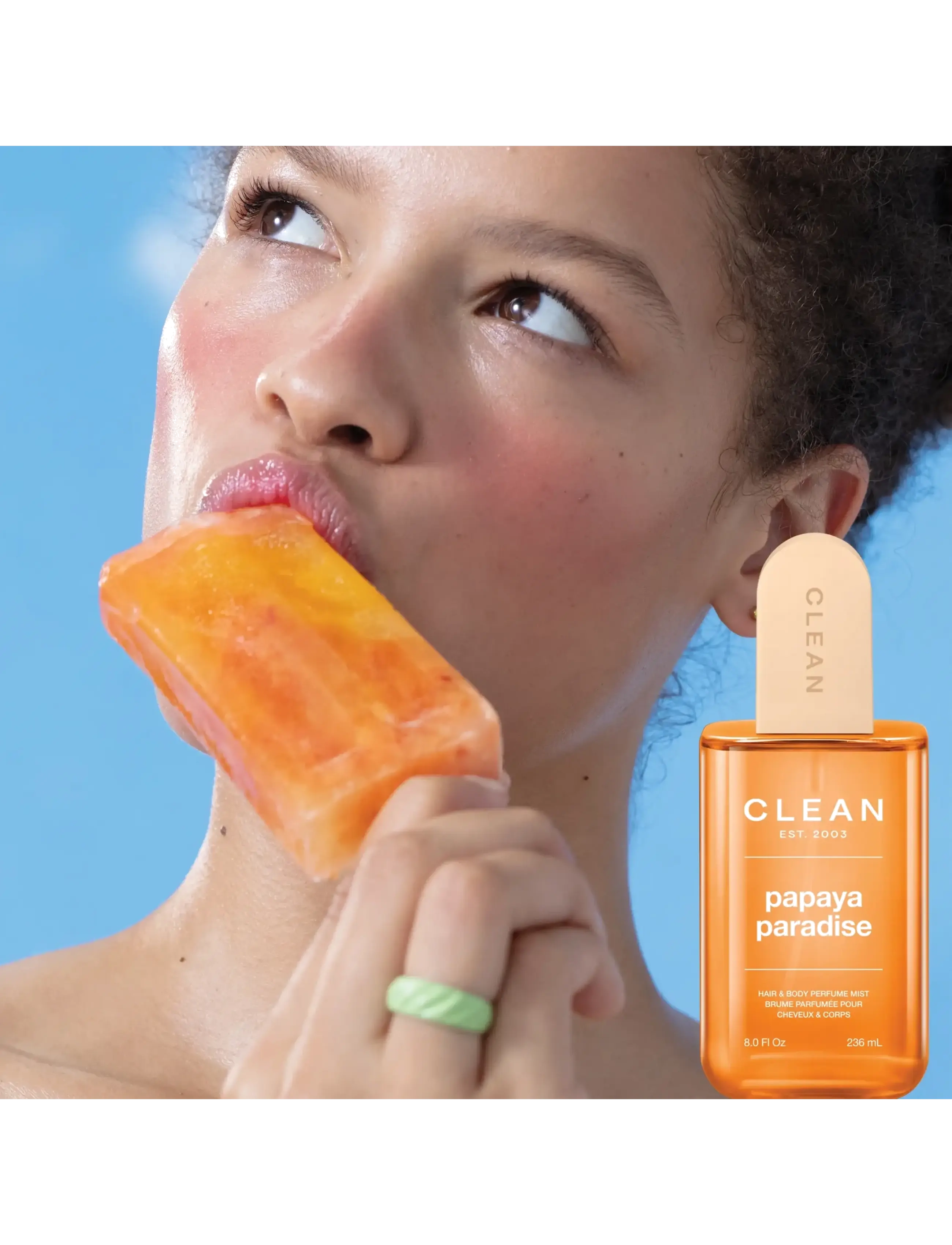 CLEAN - Papaya Paradise Hair & Body Perfume Mist - parfumer - clear - 3