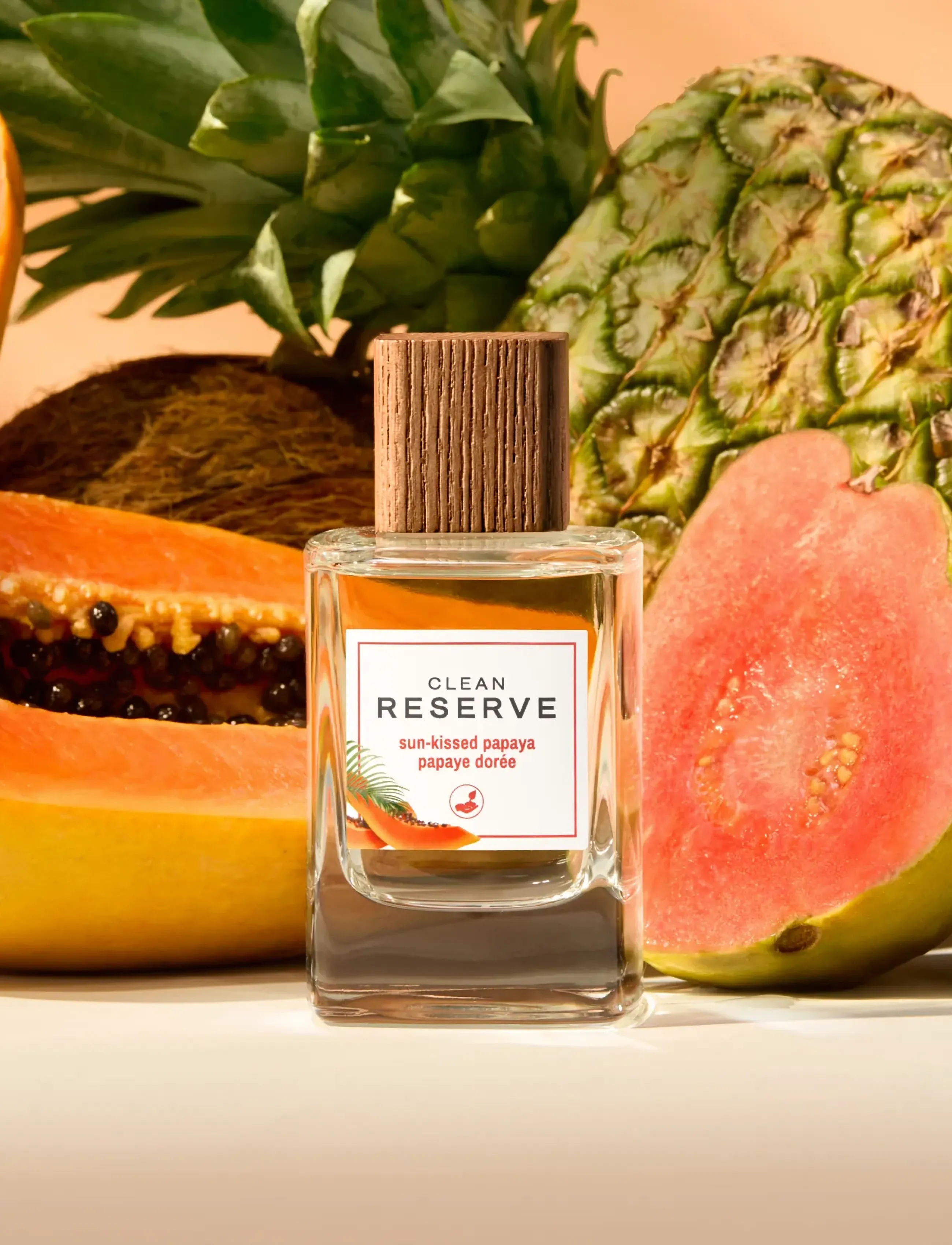 CLEAN - Reserve Sun Kissed Papaya Eau de Parfum - bliv klar til date night - clear - 0