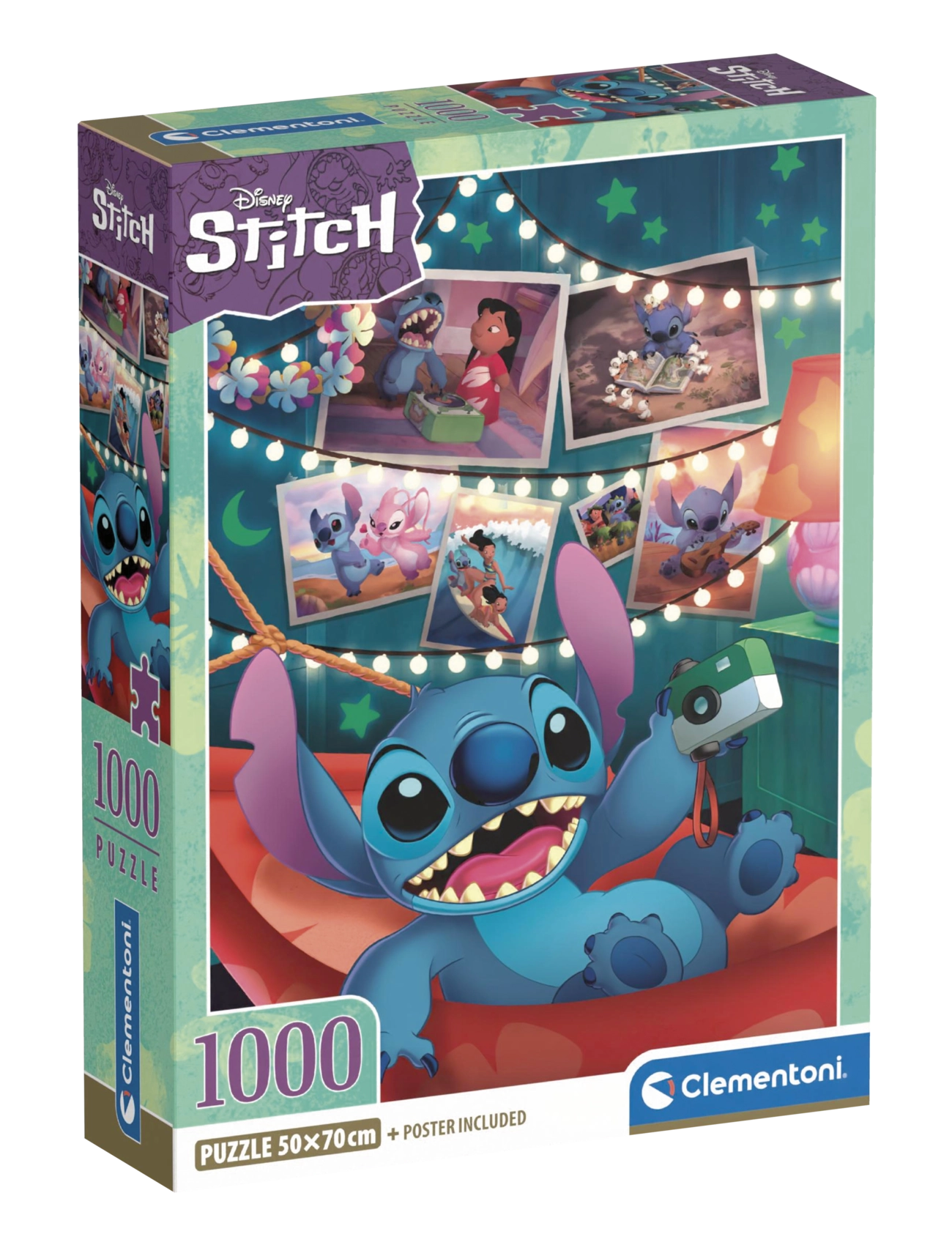 Clementoni Disney Stitch 1000pcs - Legetøj - MULTICOLOR / multi