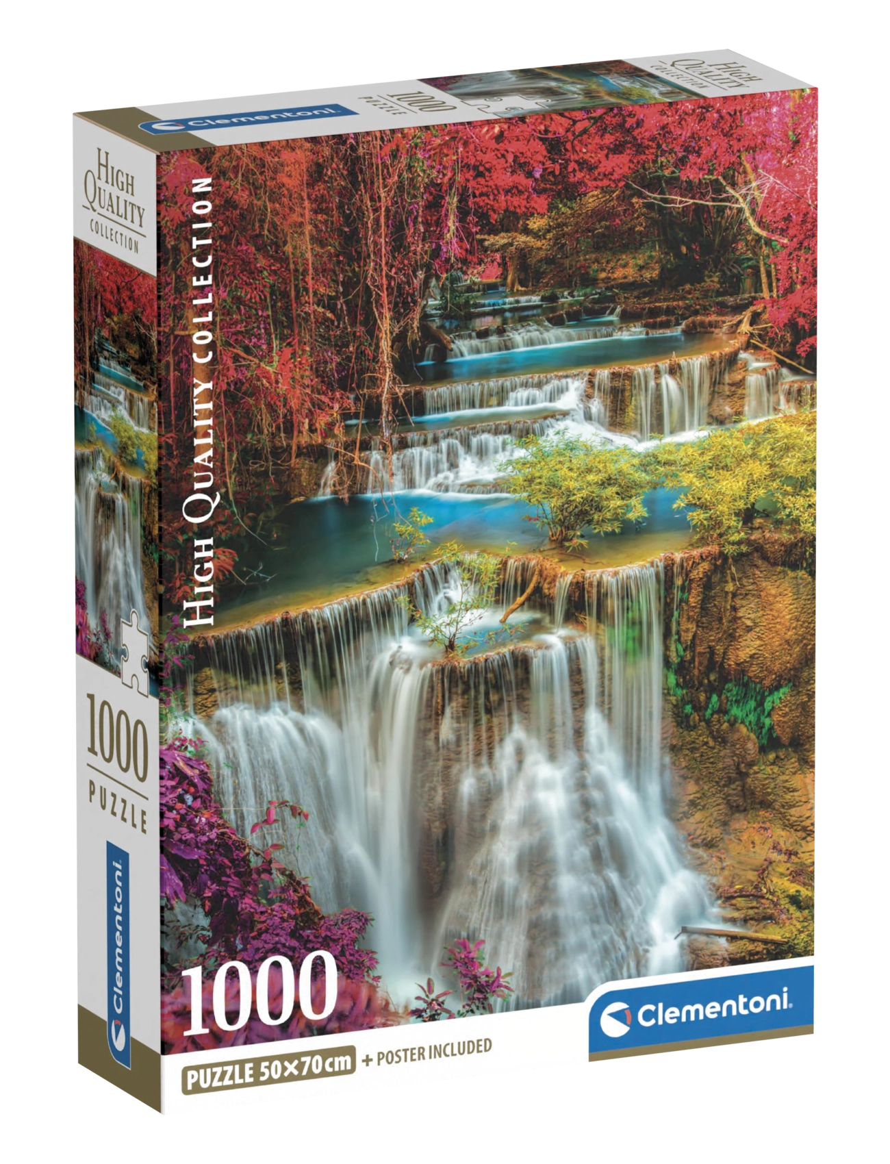 Clementoni Colourful Thai Falls 1000pcs - Clementoni - MULTICOLOR / multi