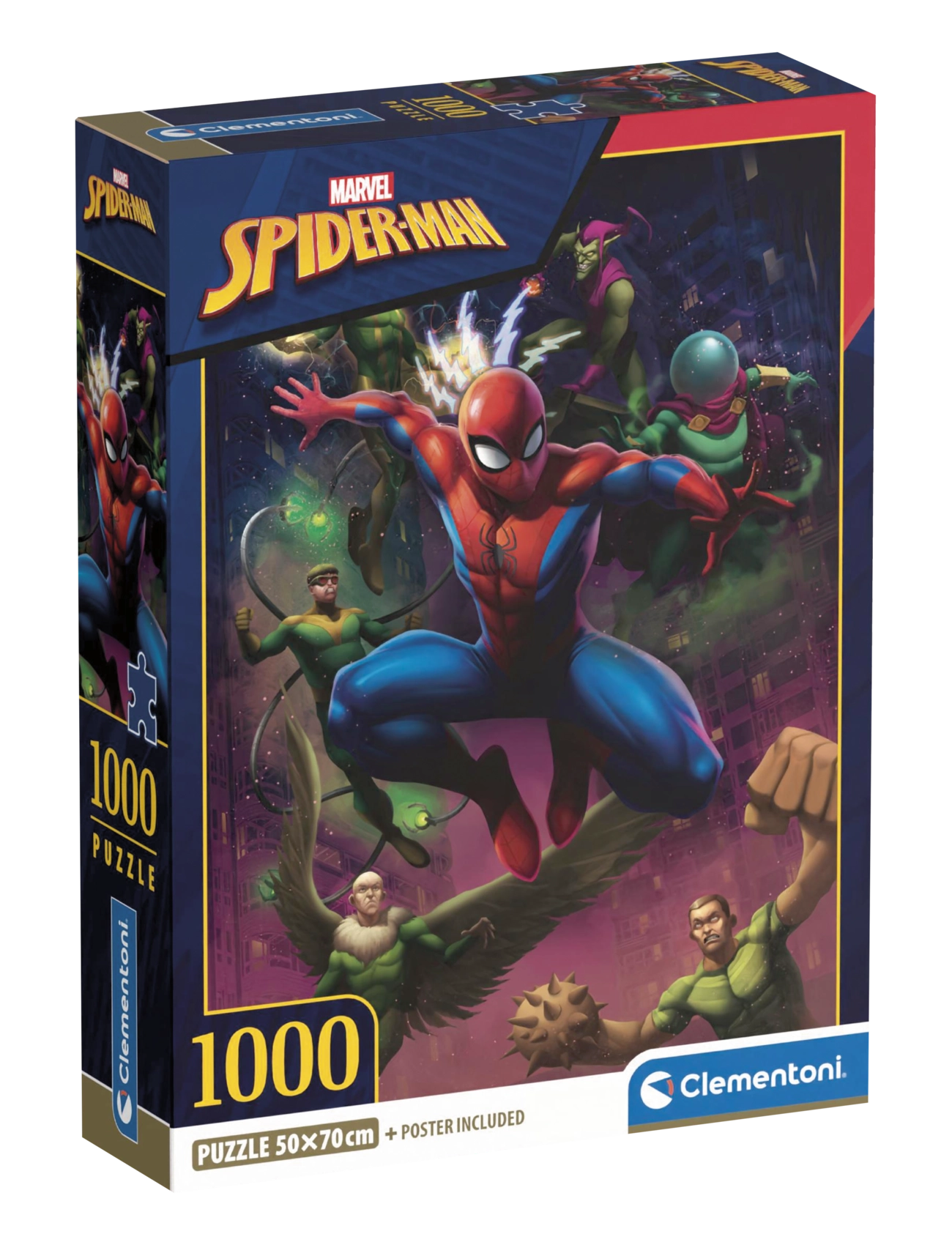 Clementoni Spiderman 1000pcs - Legetøj - MULTICOLOR / multi