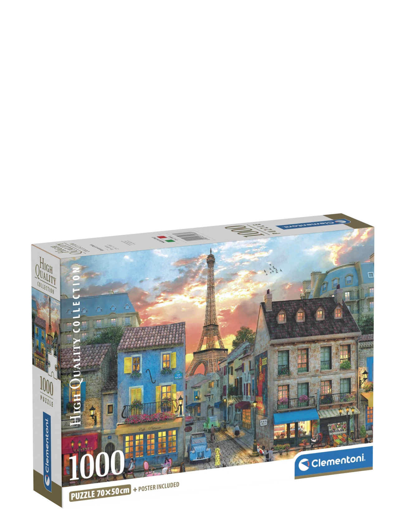 Clementoni Streets of Paris 1000pcs - Clementoni - MULTICOLOR / multi
