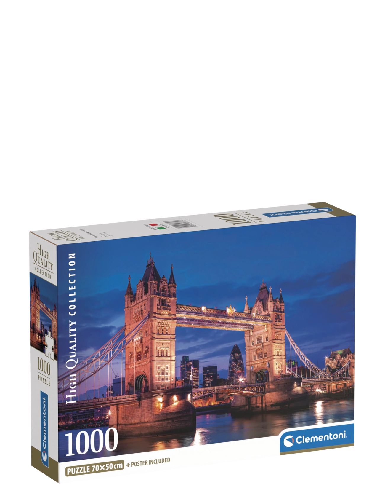 Clementoni Tower Bridge at Night 1000pcs - Clementoni - MULTICOLOR / multi