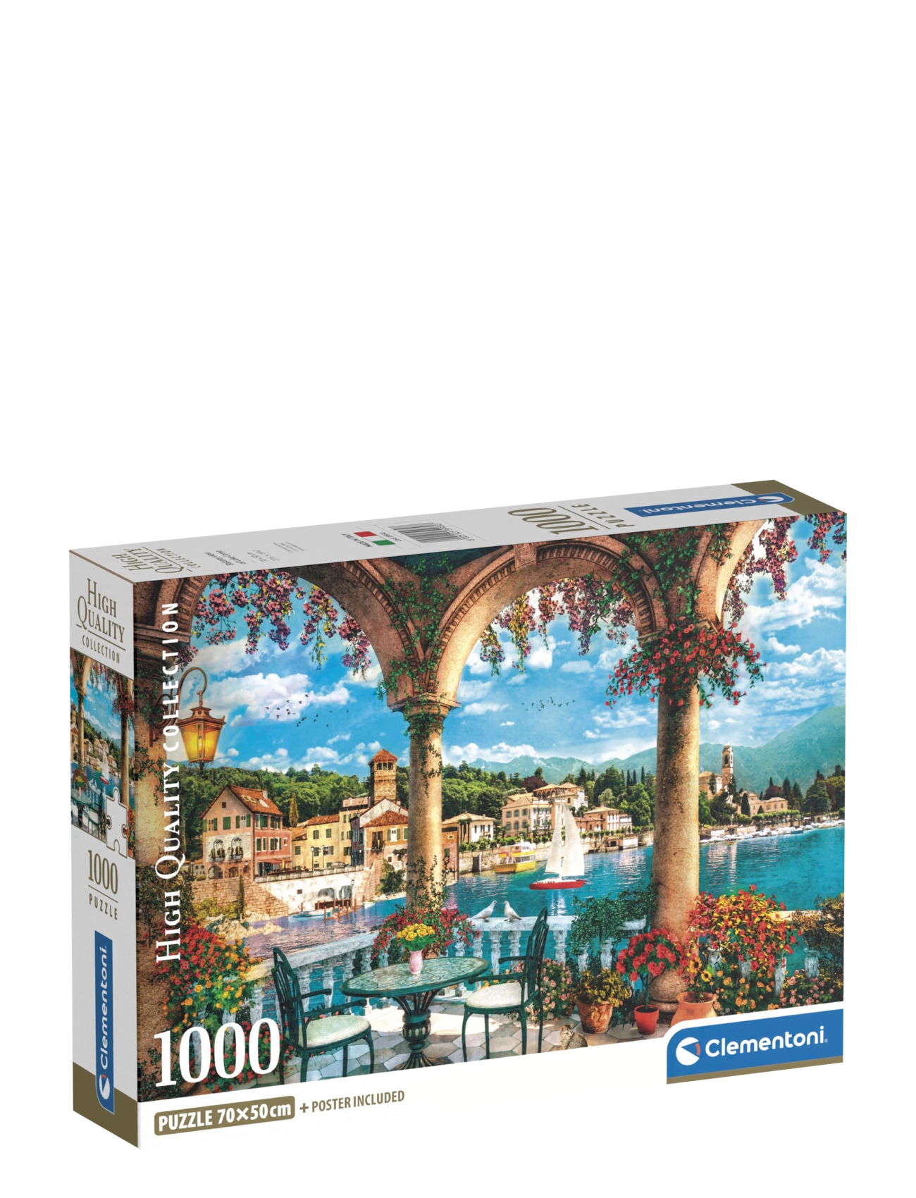 Clementoni Balcony View of Lake Como 1000pcs - Clementoni - MULTICOLOR / multi