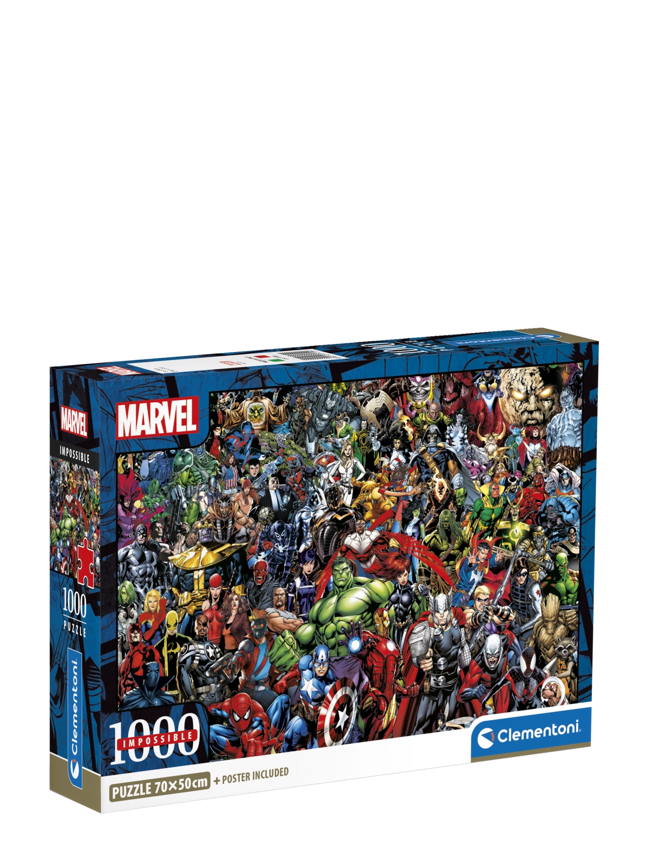 Clementoni Marvel Impossible  Avengers 1000pcs - Legetøj - MULTICOLOR / multi