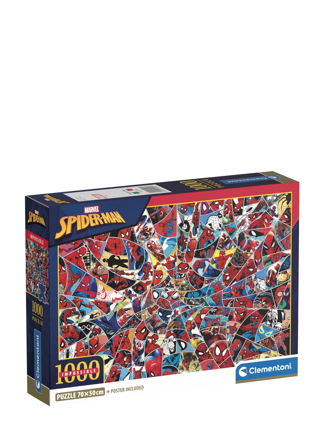 Clementoni Spider-Man  Impossible  1000pcs - Legetøj - MULTICOLOR / multi