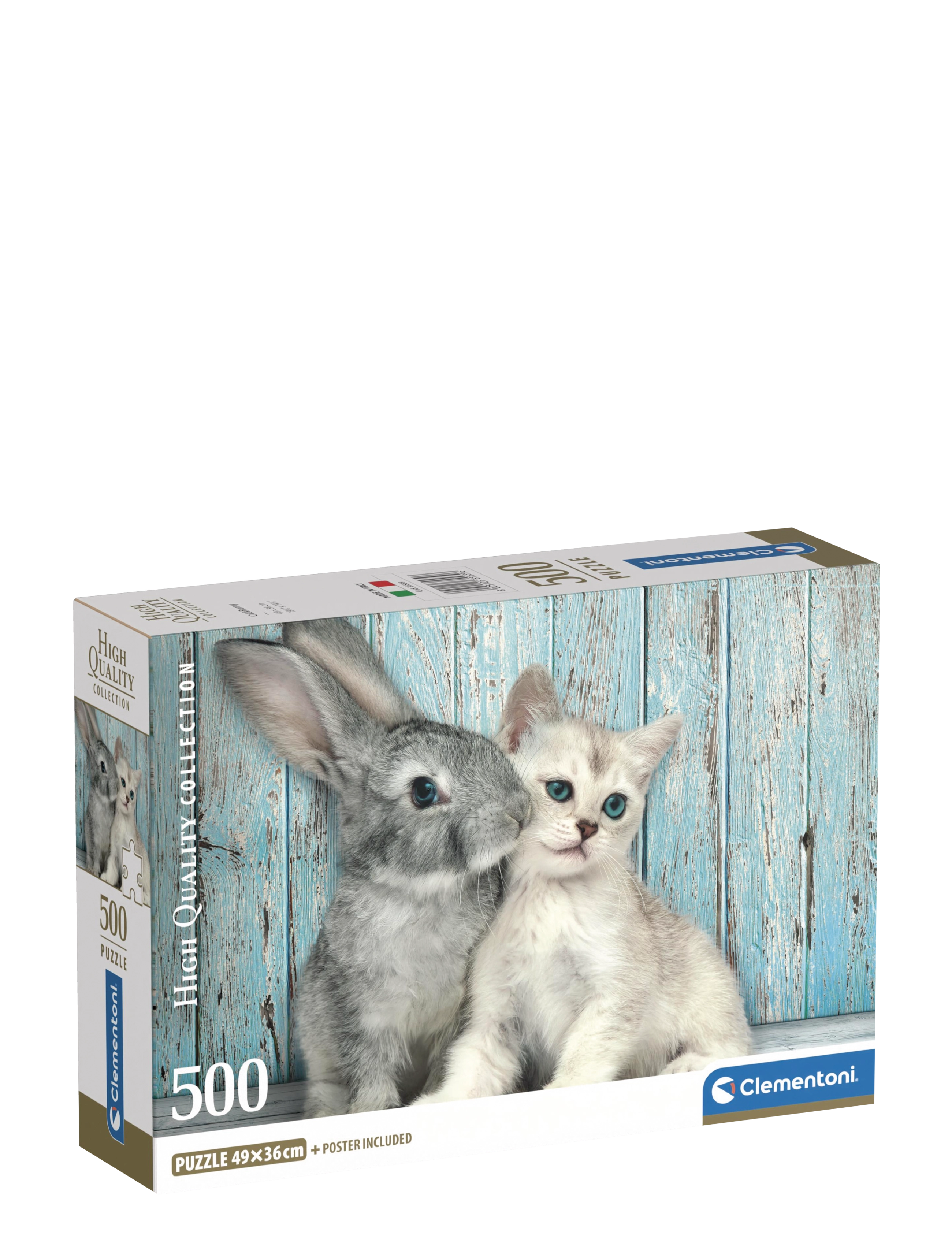 Clementoni Cat and Bunny 500pcs - Clementoni - MULTICOLOR / multi