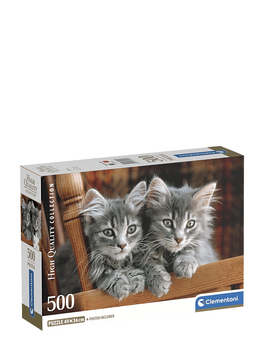 Clementoni - Kittens 500pcs - klassiska pussel - multicolor - 0