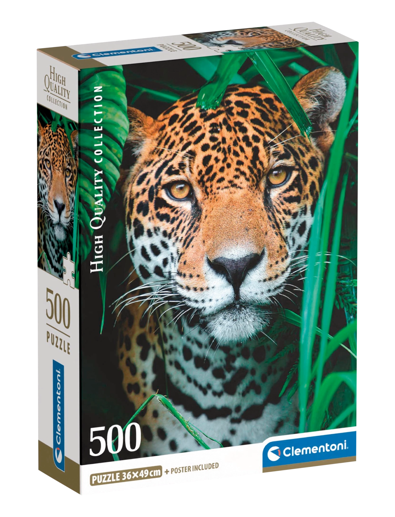 Clementoni Jaguar in the  Jungle 500pcs - Clementoni - MULTICOLOR / multi