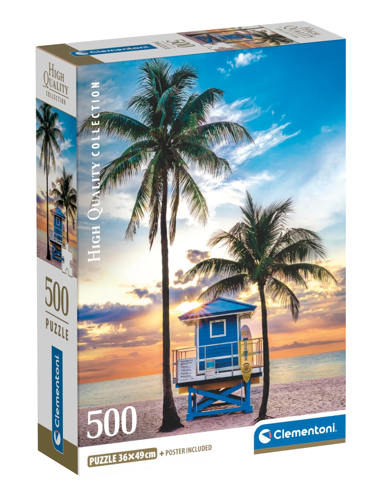 Clementoni Miami Beach Florida 500pcs - Clementoni - MULTICOLOR / multi