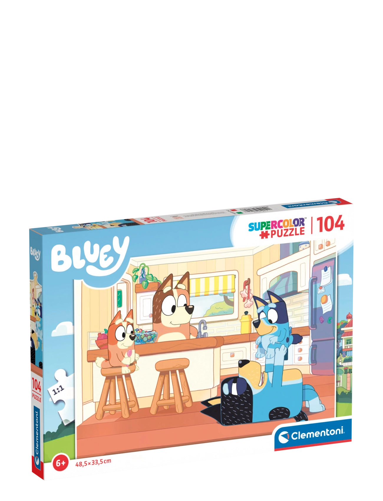 Clementoni Bluey 104pcs - Clementoni - MULTICOLOR / multi