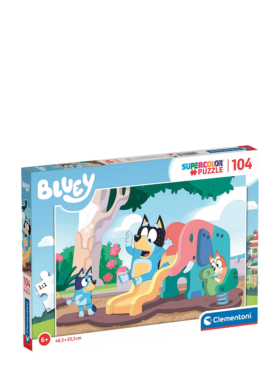 Clementoni - Bluey 2 104pcs - klassiska pussel - multicolor - 0