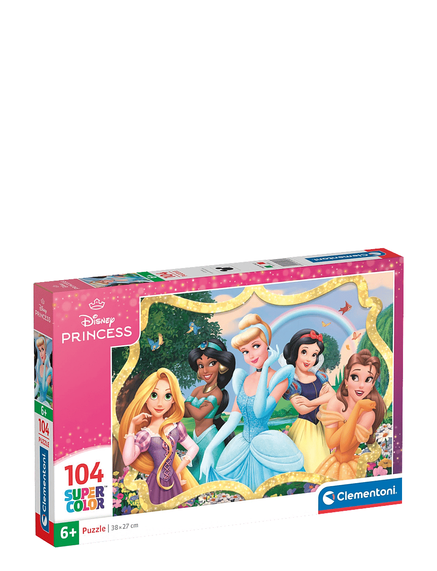 Clementoni - Disney Princess 104pcs - klassiske puslespil - multicolor - 0