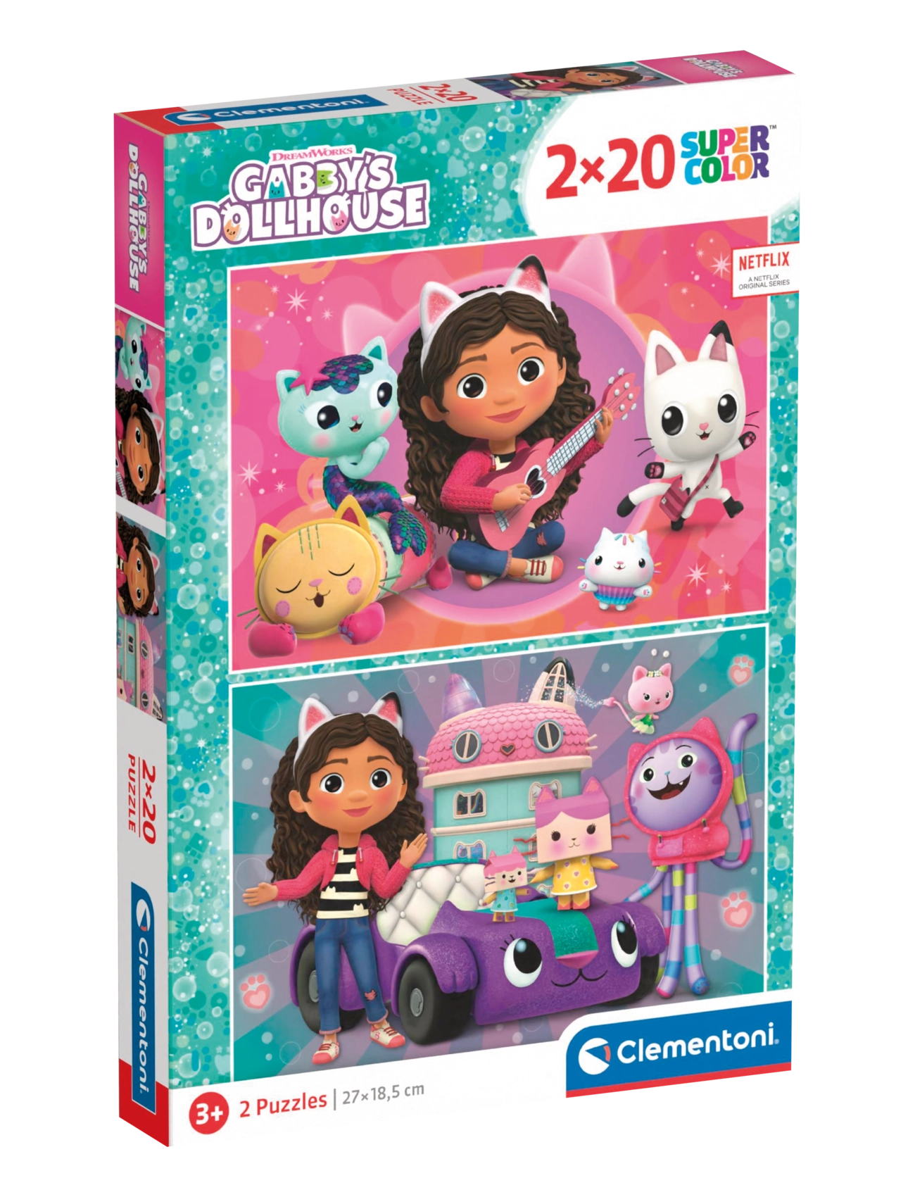 Clementoni Gabbys Dollhouse 2X20pcs - Clementoni - MULTICOLOR / multi