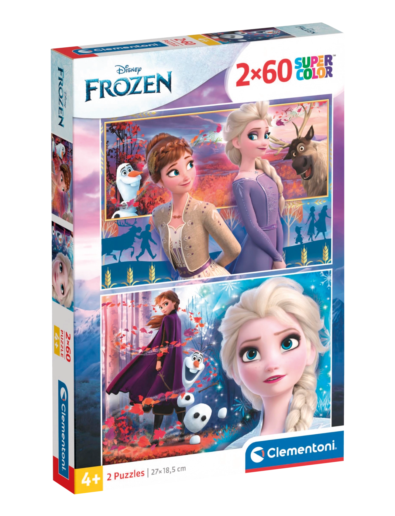 Clementoni Frozen 2 2X60pcs - Frost - MULTICOLOR / multi
