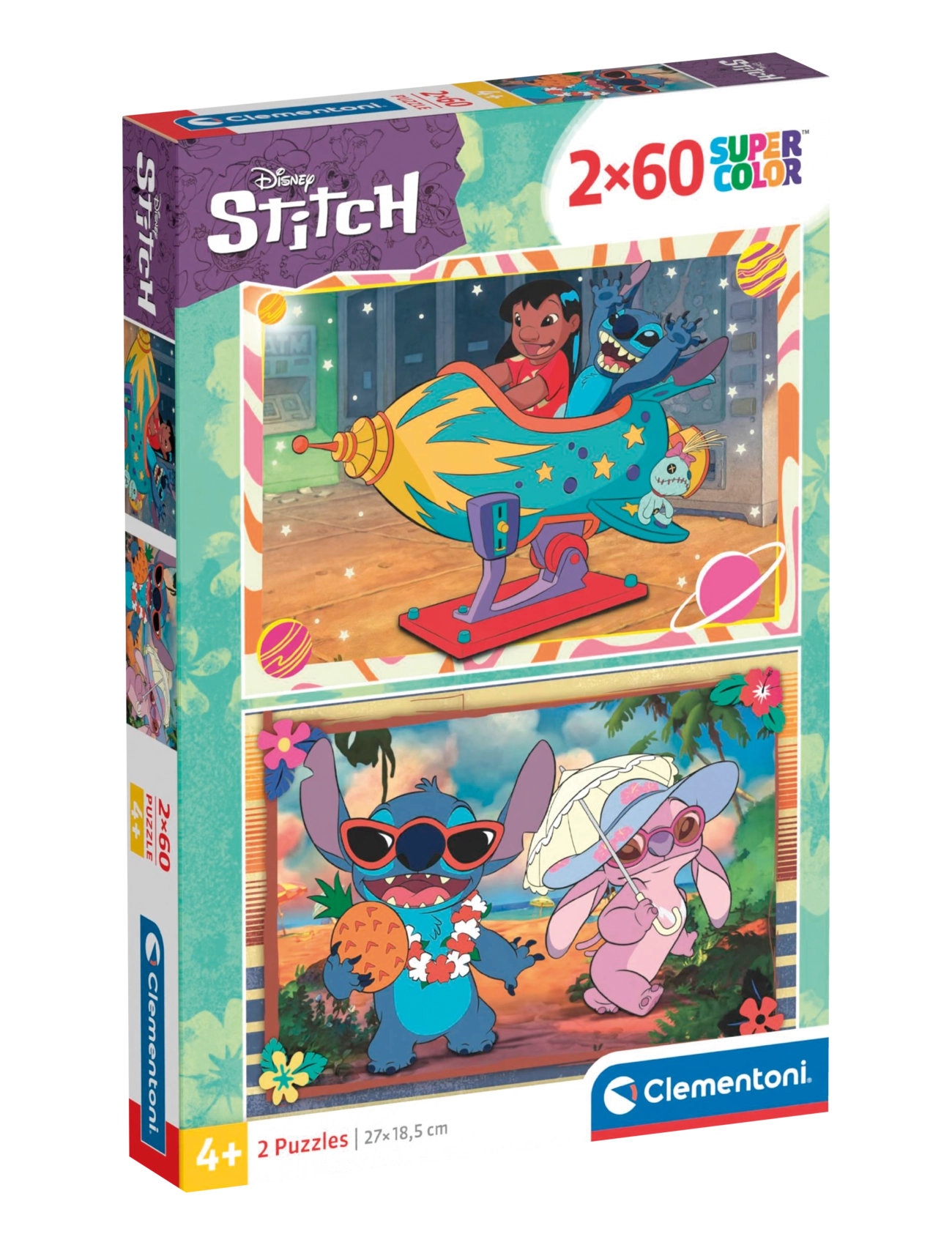 Clementoni Stitch 2X60pcs - Legetøj - MULTICOLOR / multi