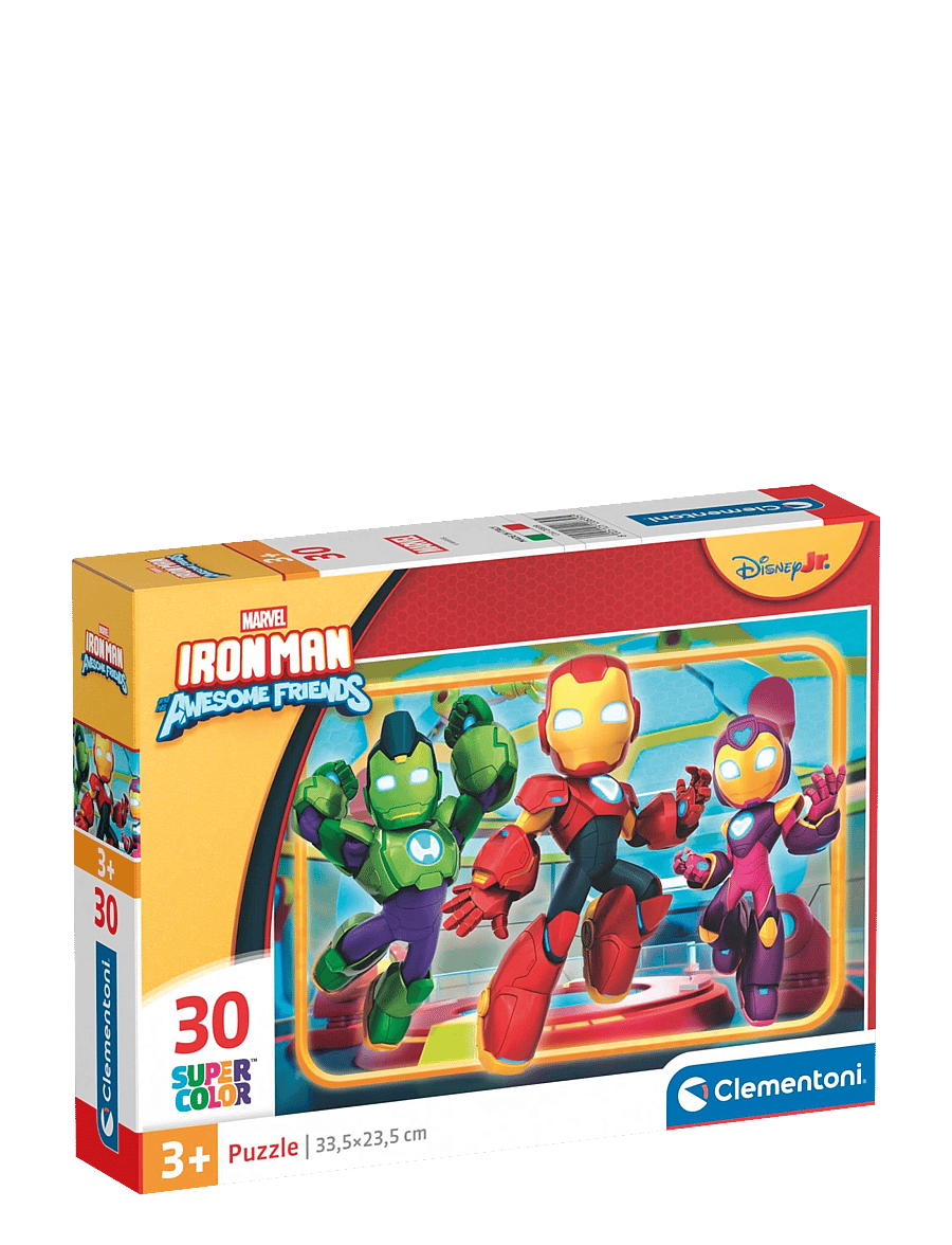 Clementoni - Marvel Iron-Man Awesome Friends 30pcs - klassiska pussel - multicolor - 0
