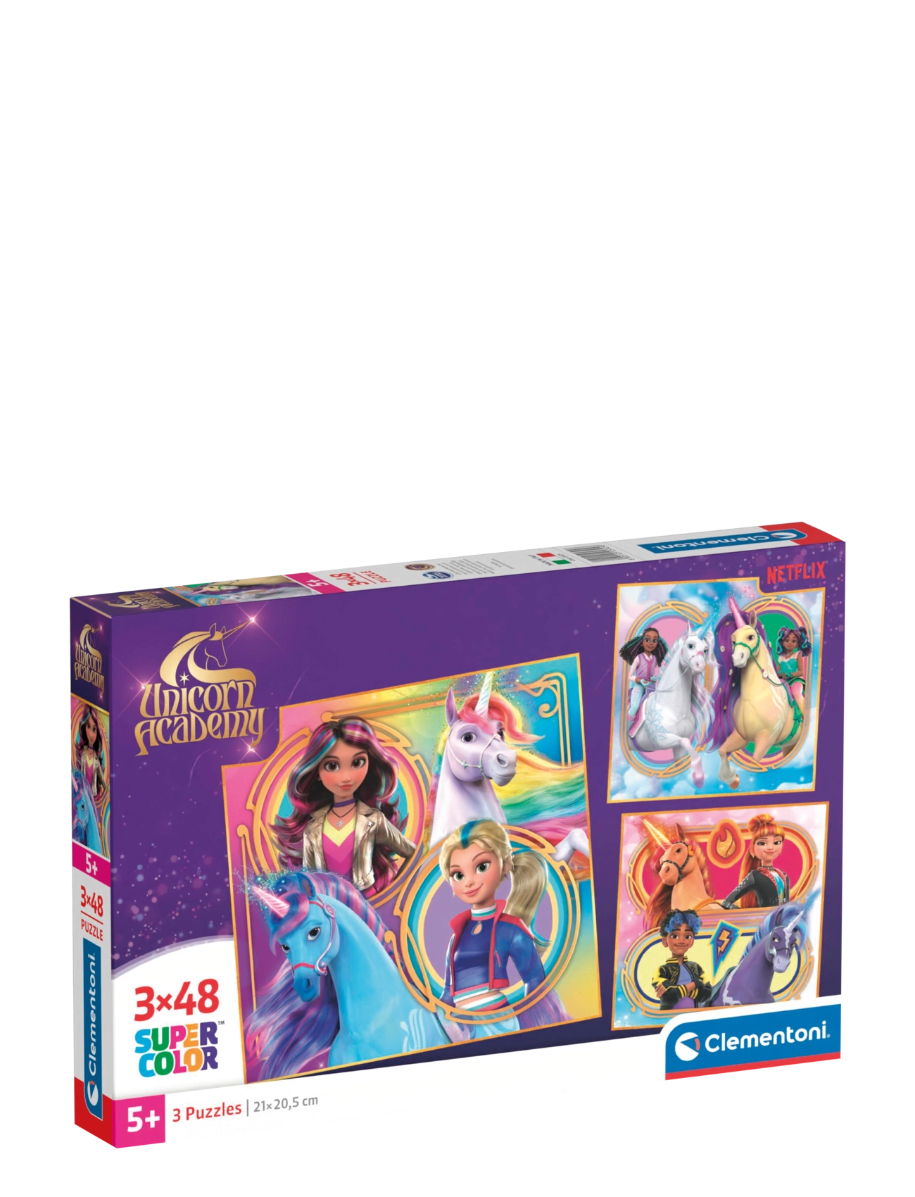 Clementoni Unicorn Academy 3X48pcs - Clementoni - MULTICOLOR / multi