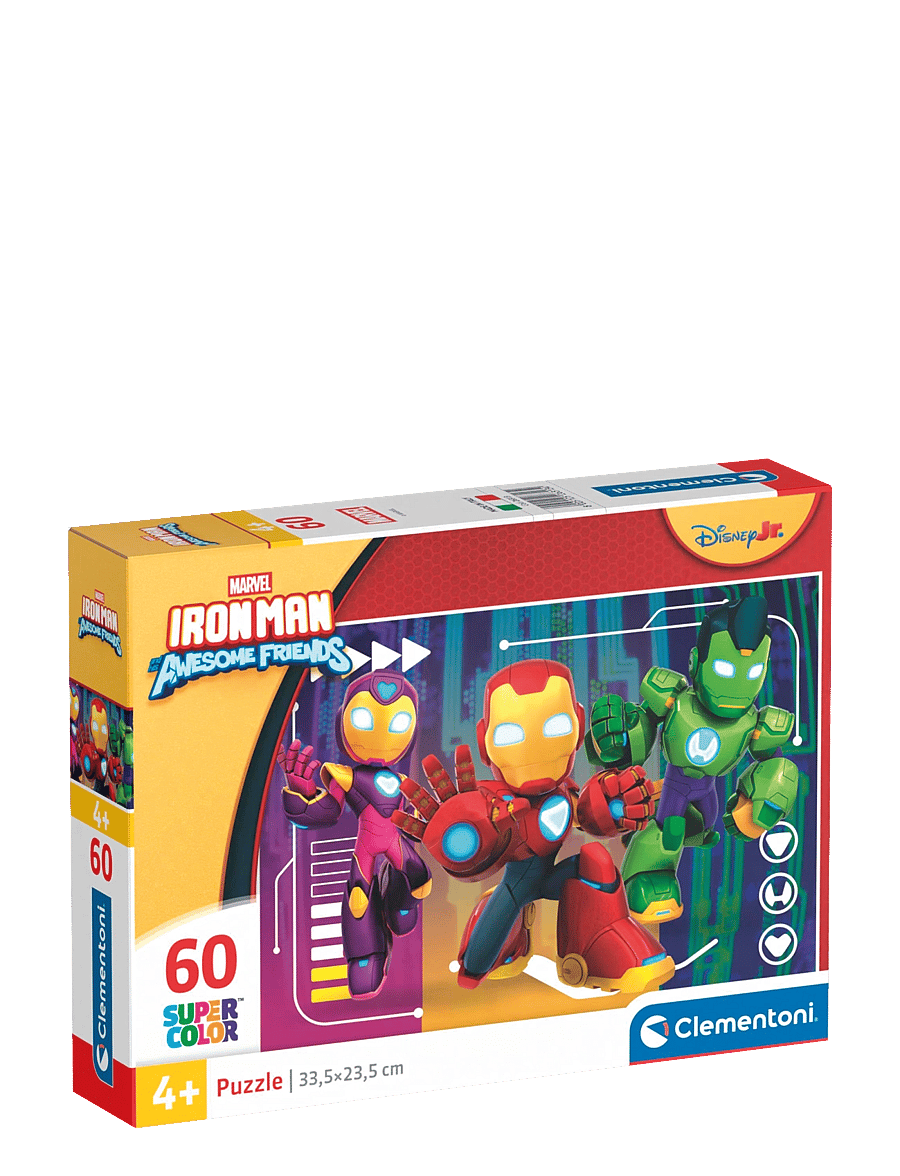 Clementoni - Marvel Iron-Man 60pcs - klassiska pussel - multicolor - 0