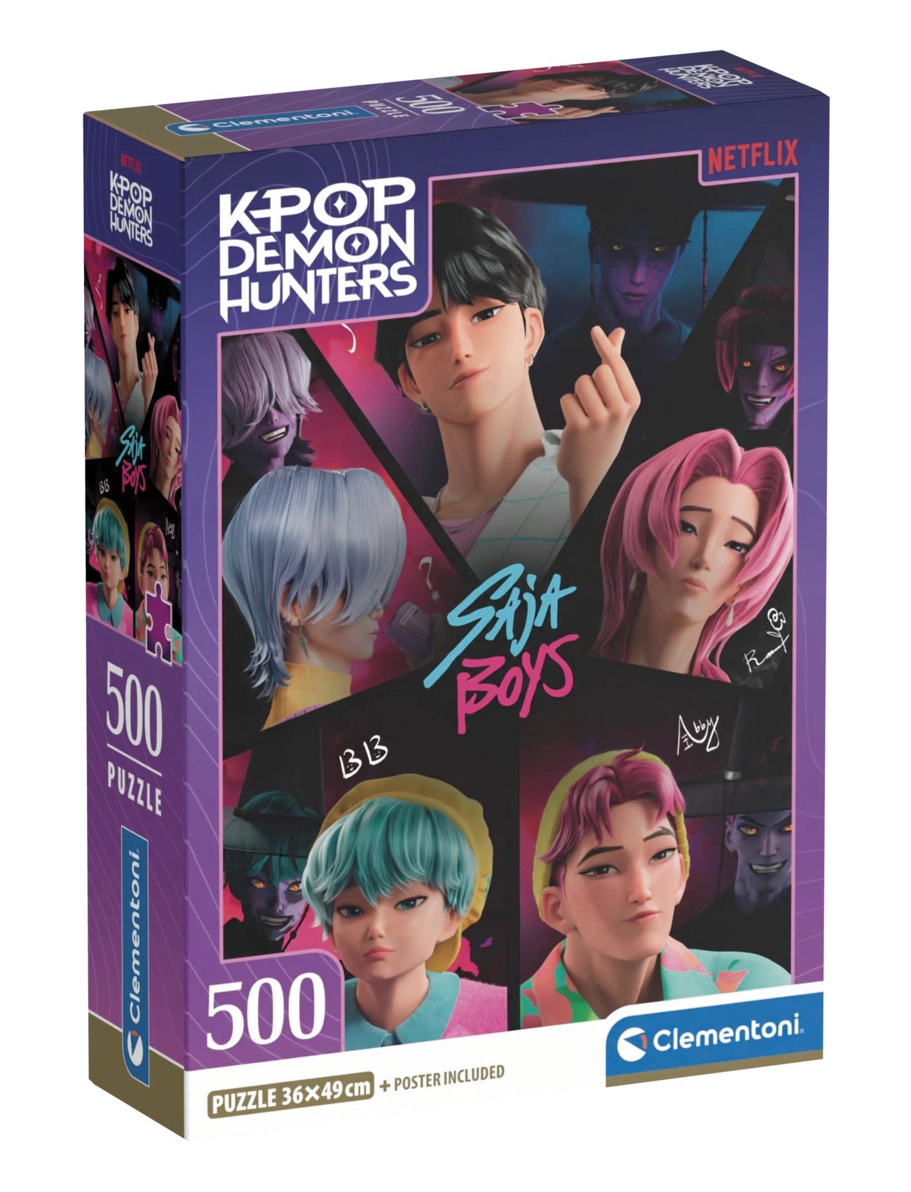 Clementoni KPOP Demon Hunters 500 PCS - Clementoni - MULTICOLOR / multi