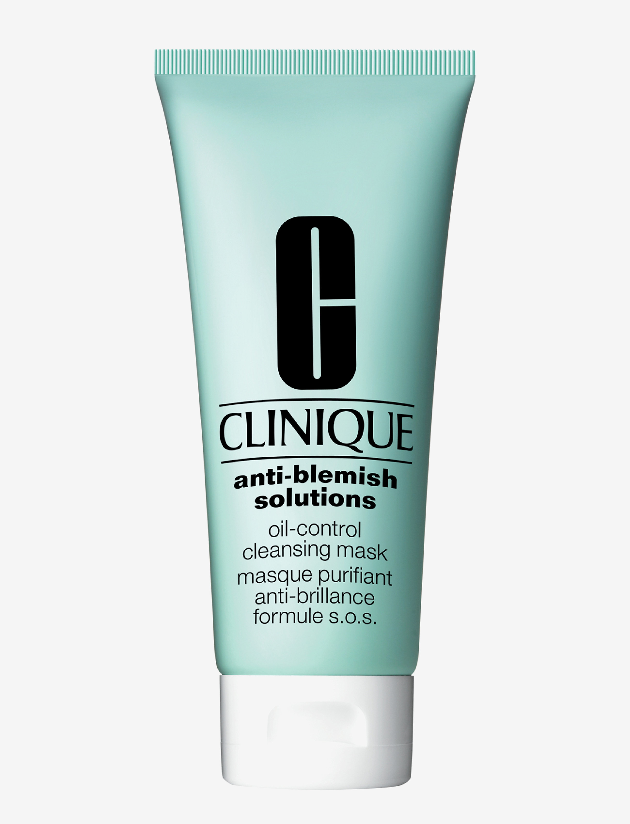 Clinique Anti-Blemish Solutions Oil-Control Cleansing Mask, 100ml, Nude, Ansigtsmasker > Peeling Maske, Dame