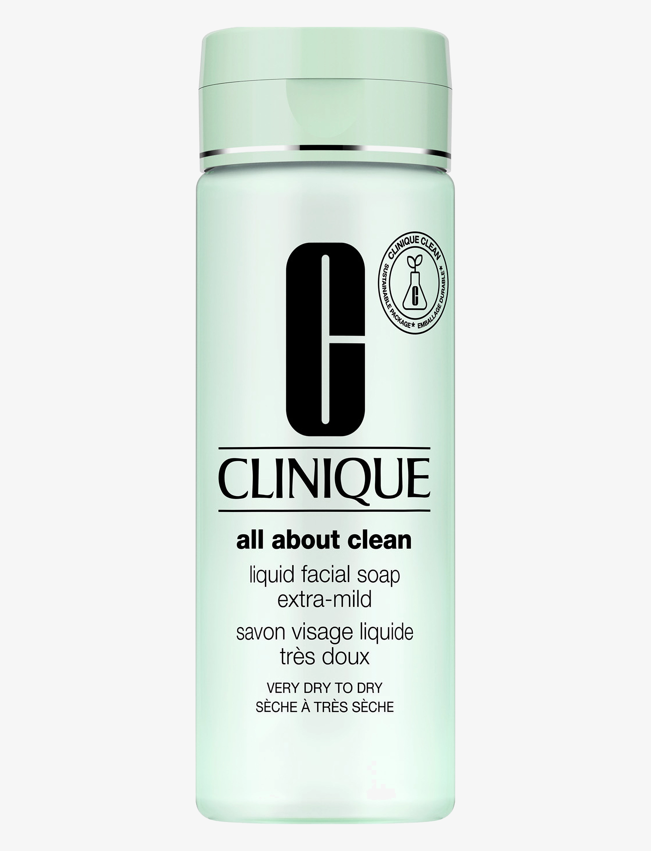 Clinique All About Clean Liquid Facial Soap Extra-Mild, 200ml, Nude, Rengøringsmidler > Ansigtsvask Og Rengøringsmidler, Dame